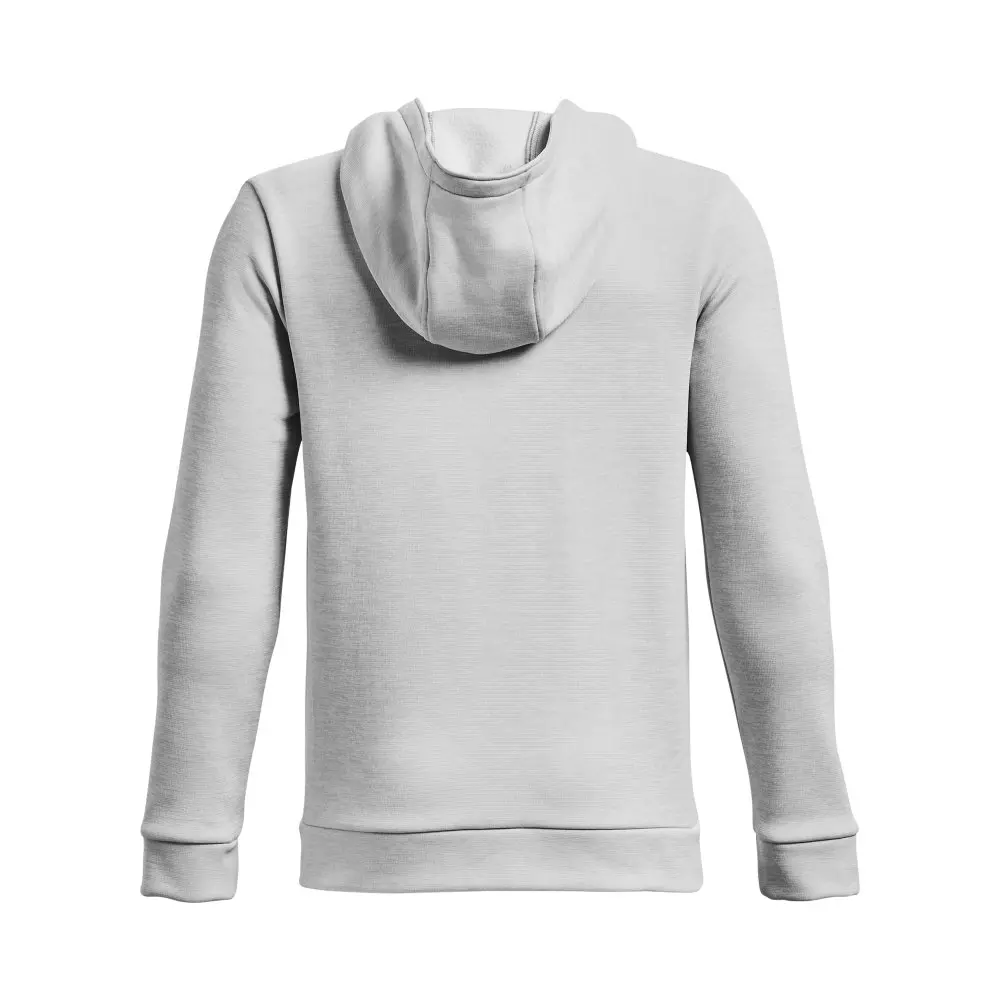 Under Armour Big Boys' Fleece Full-Zip Hoodie - GREY