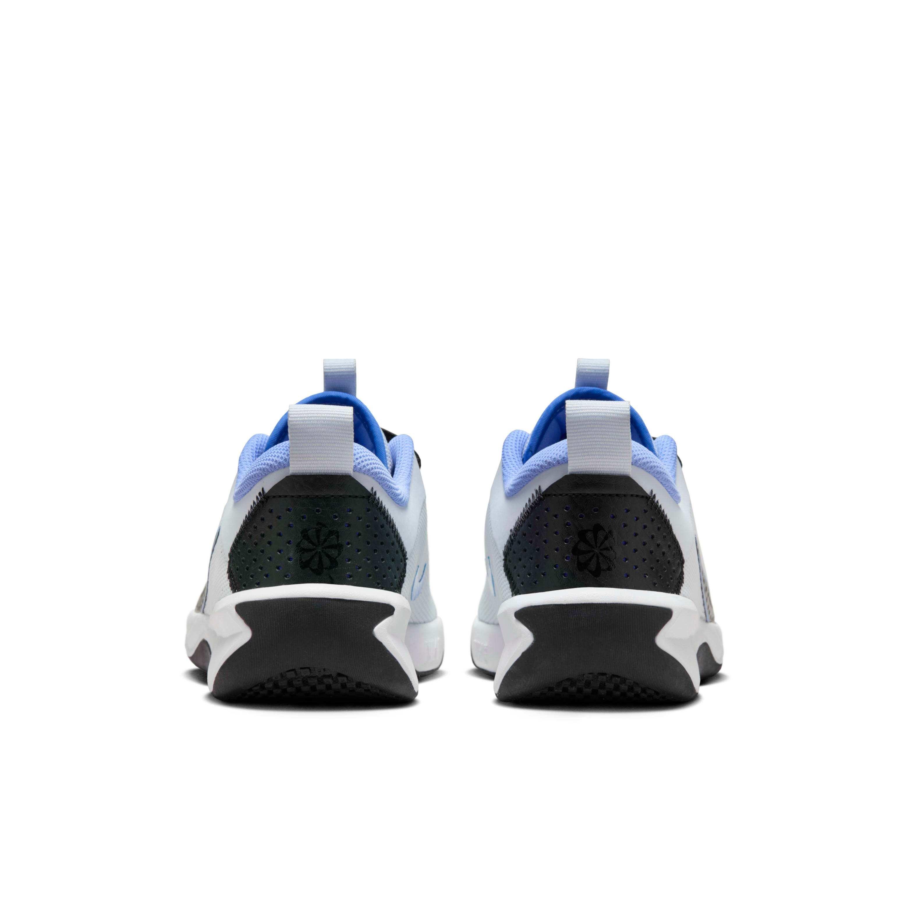 Nike Omni Multi-Court Grade School Boys' "Football Grey/Black/Astronomy Blue/Royal Pulse" Shoe
