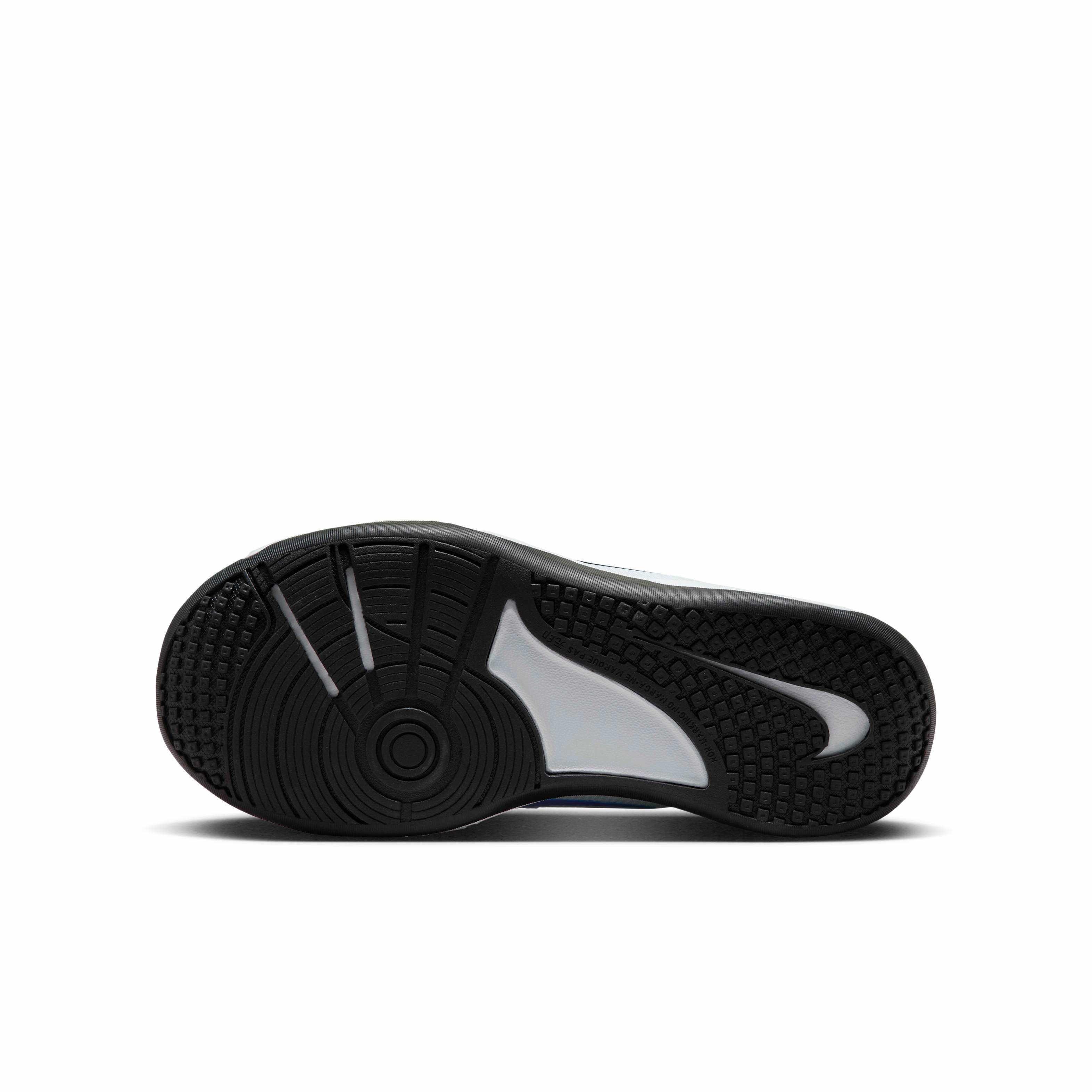 Nike Omni Multi-Court Grade School Boys' "Football Grey/Black/Astronomy Blue/Royal Pulse" Shoe