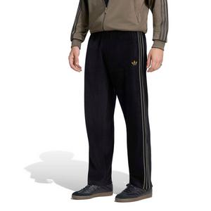 adidas Originals Men's Firebird Velour Track Pants - Black - BLACK