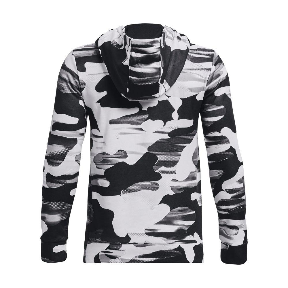 Under Armour Boys' Fleece Printed Hoodie - BLACK Thumbnail View 2