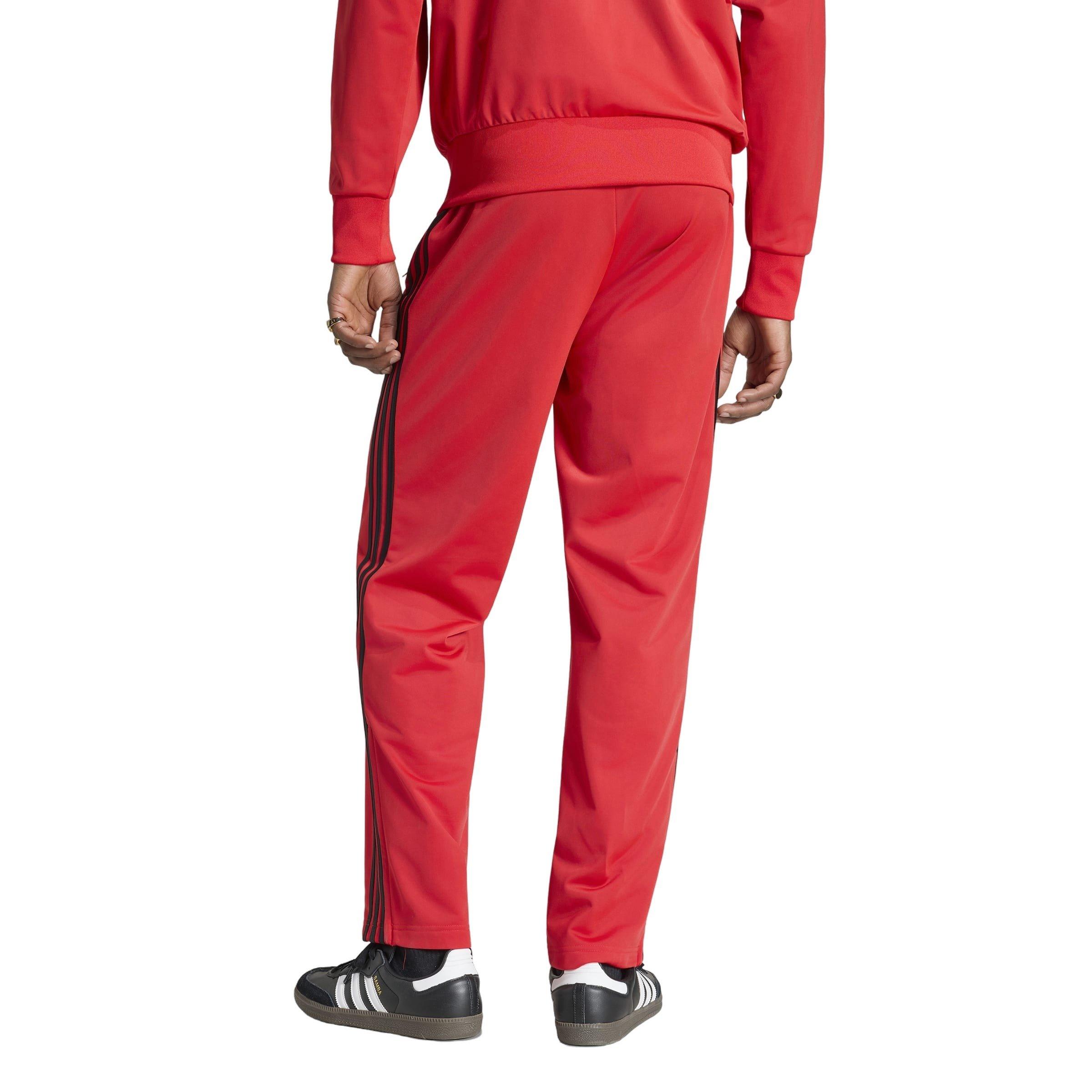 adidas Originals Men's Firebird Track Pants - Red/Black - RED/BLACK Thumbnail View 2