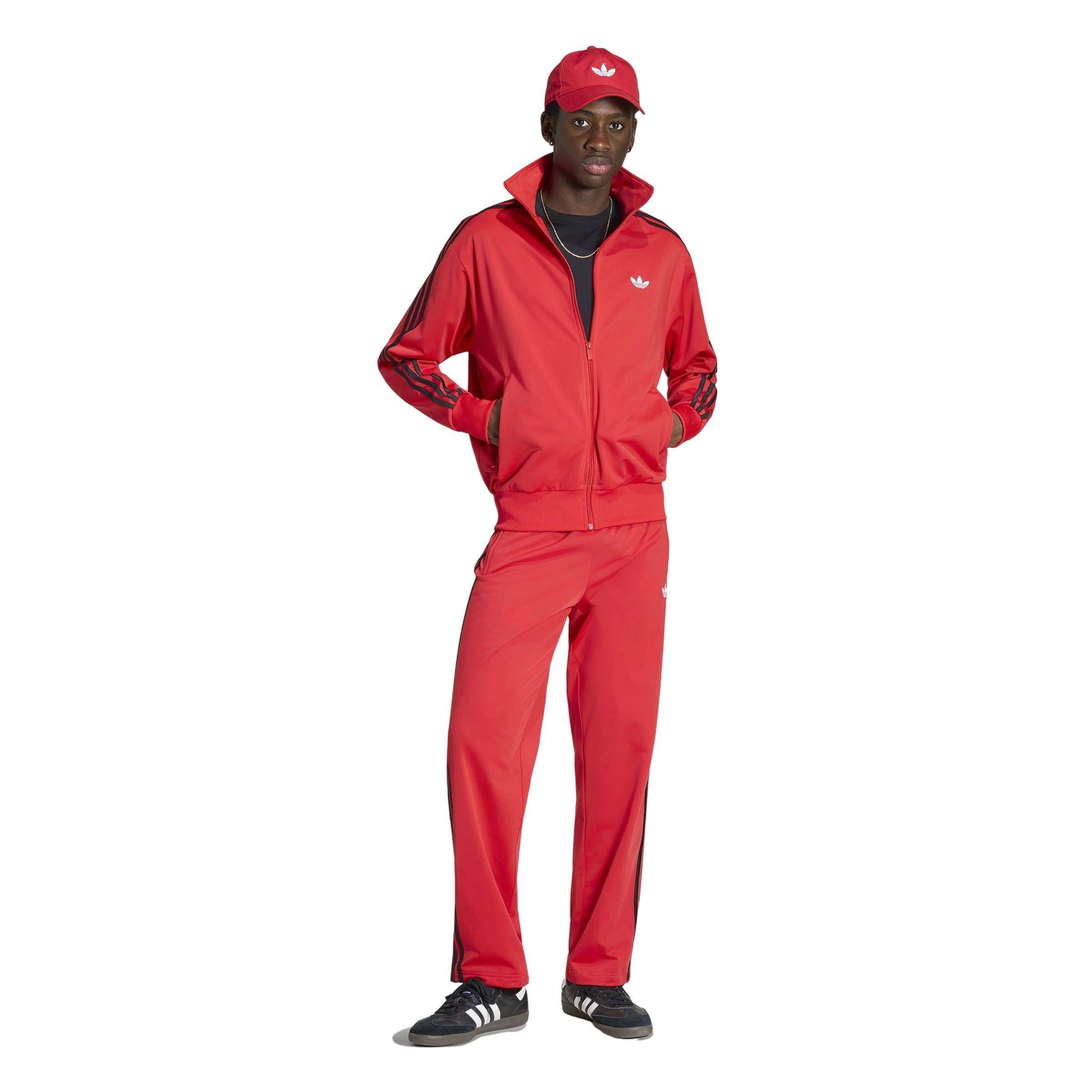 adidas Originals Men's Firebird Track Pants - Red/Black - RED/BLACK Thumbnail View 5