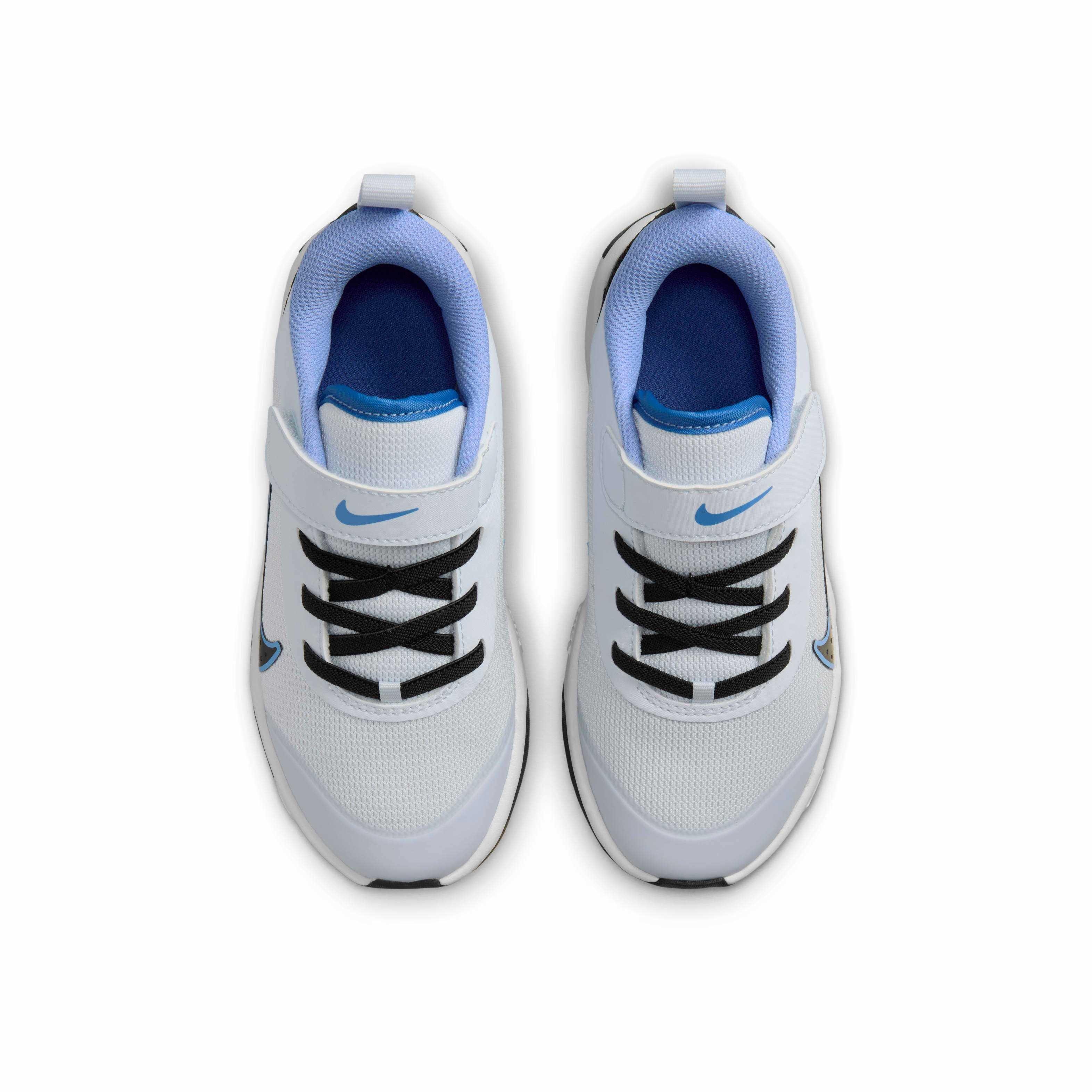 Nike Omni Multi-Court Preschool Boys' "Football Grey/Black/Astronomy Blue/Royal Pulse" Shoe