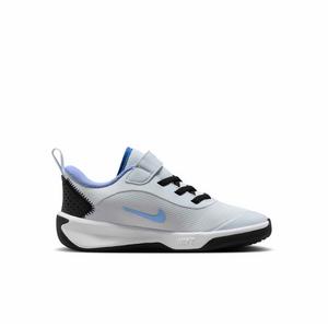 Nike Omni Multi-Court "Football Grey/Black/Astronomy Blue/Royal Pulse" Preschool Boys' Shoe