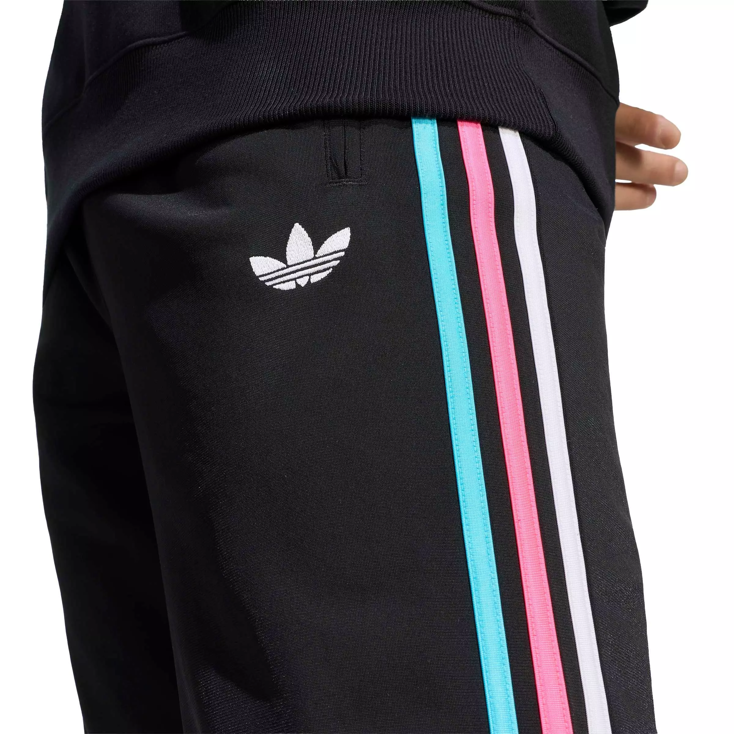 adidas Originals Men's Firebird Track Tracksuit Bottoms - Black - BLACK