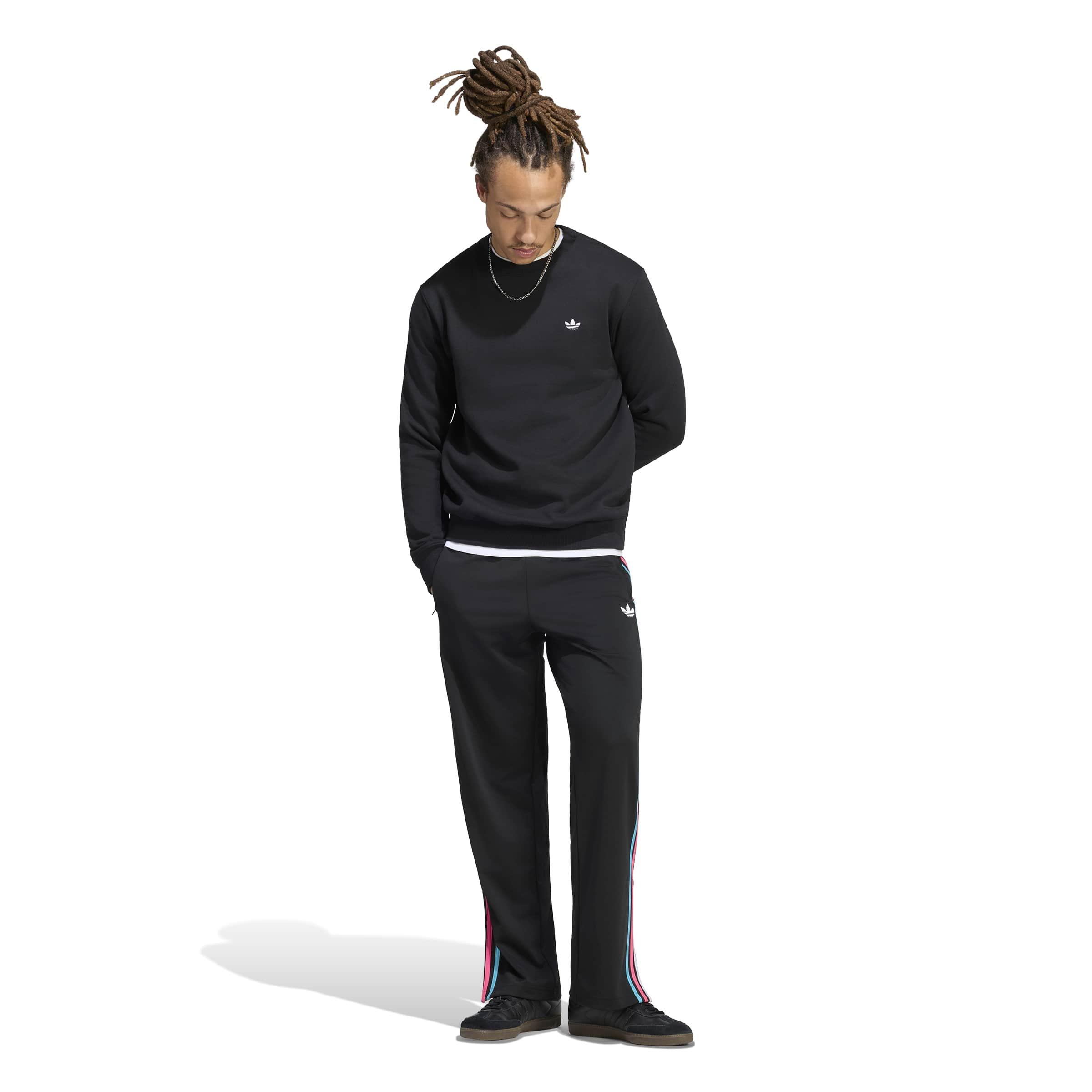 adidas Originals Men's Firebird Track Tracksuit Bottoms - Black - BLACK