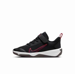 Nike Omni Multi-Court "Black/Gym Red/Cement Grey/Burgundy Ash" Preschool Boys' Shoe
