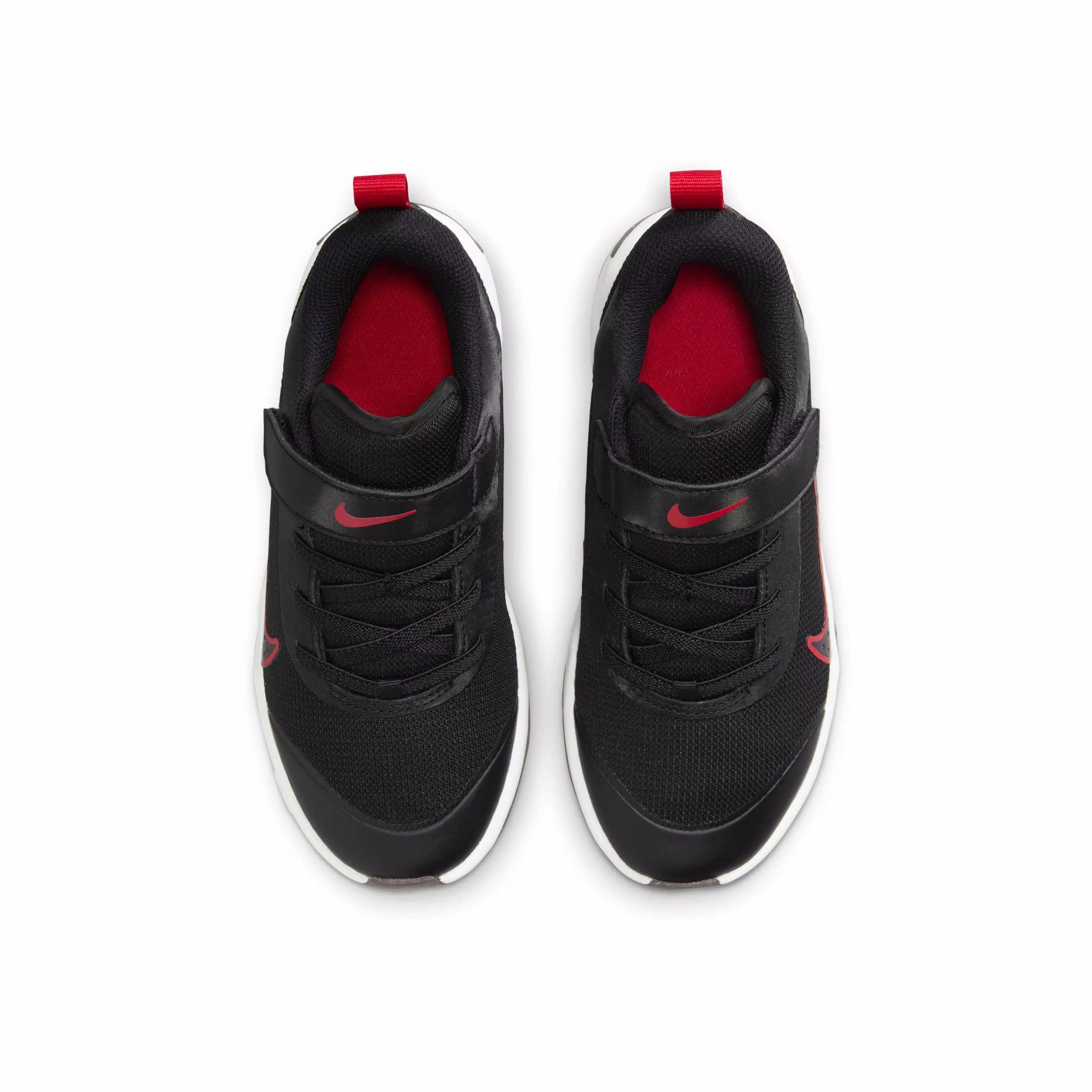 Nike Omni Multi-Court "Black/Gym Red/Cement Grey/Burgundy Ash" Preschool Boys' Shoe - BLACK/RED/GREY/BURGUNDY