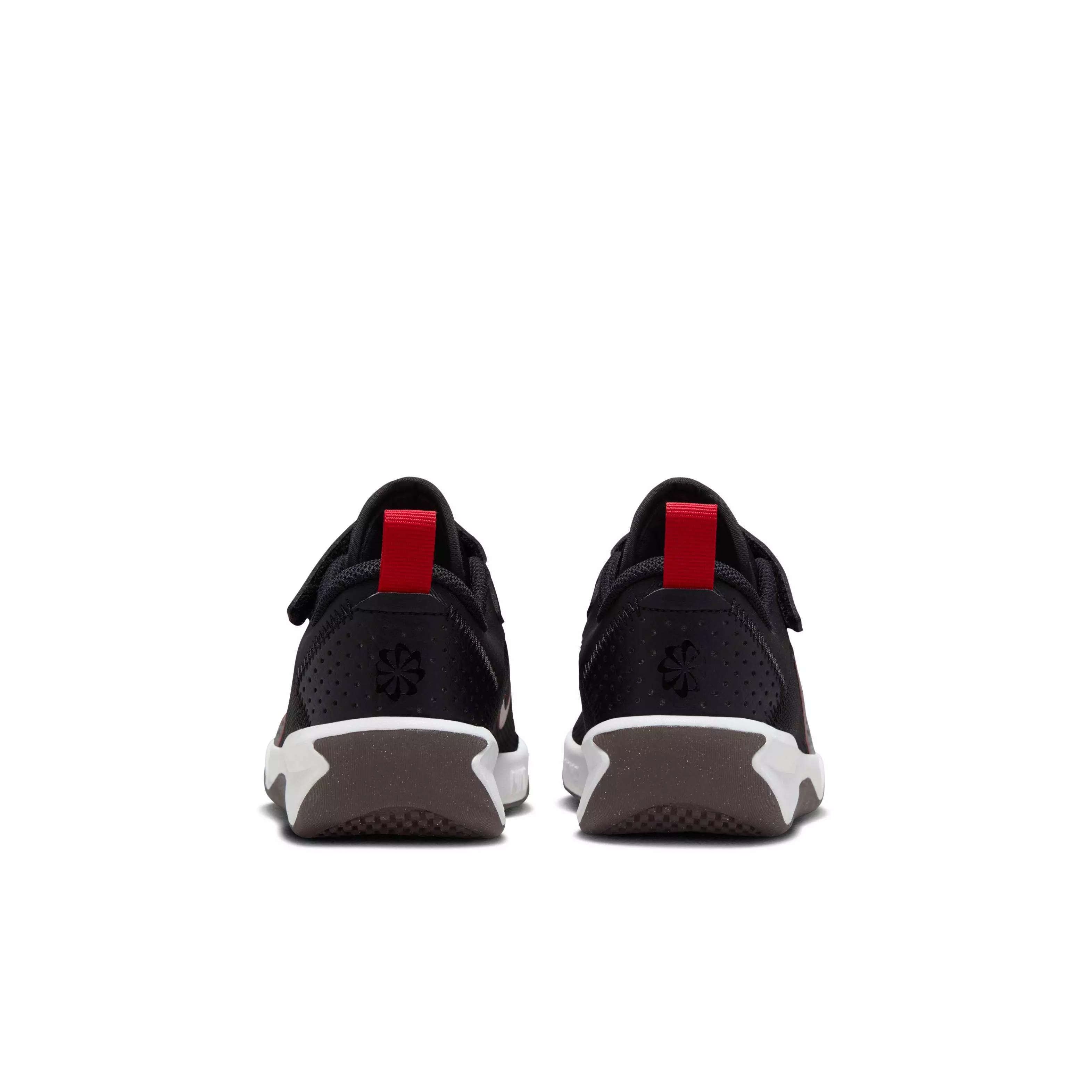 Nike Omni Multi-Court "Black/Gym Red/Cement Grey/Burgundy Ash" Preschool Boys' Shoe - BLACK/RED/GREY/BURGUNDY