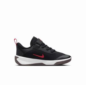 Nike Omni Multi-Court "Black/Gym Red/Cement Grey/Burgundy Ash" Preschool Boys' Shoe
