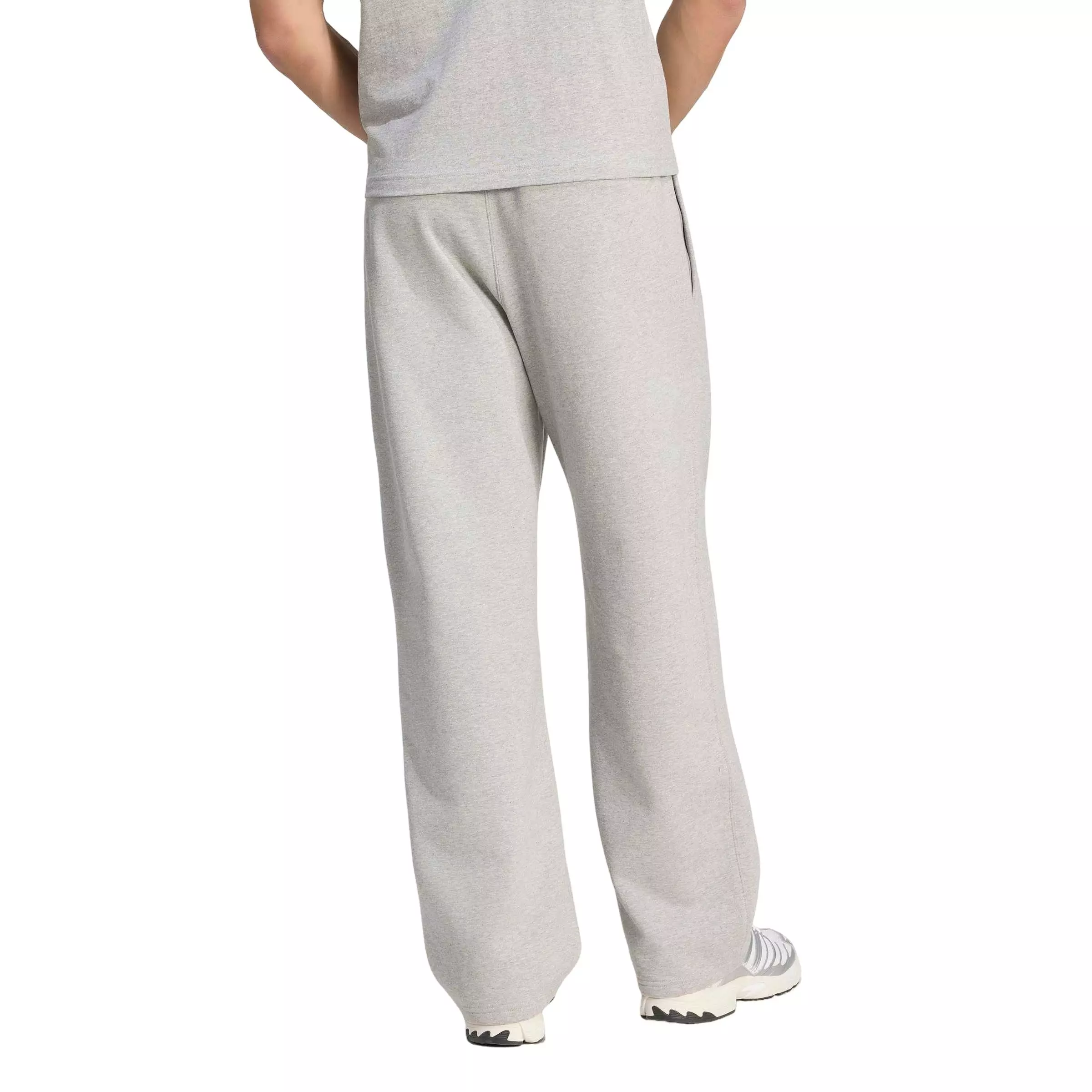 adidas Originals Men's Trefoil Essentials Open hem Joggers - Grey - GREY