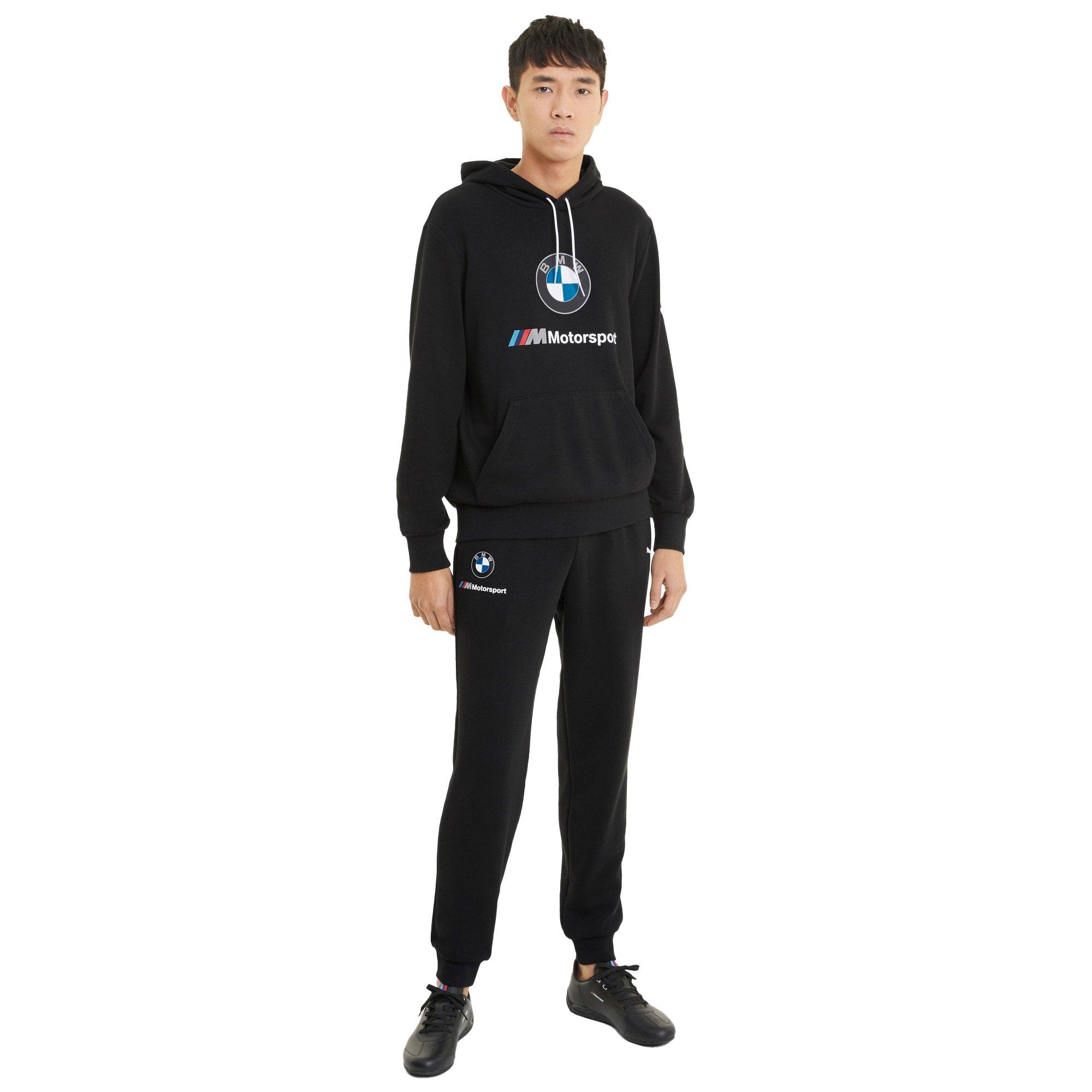 PUMA Men's Black BMW M Motorsport Essentials Sweatpants - BLACK Thumbnail View 3