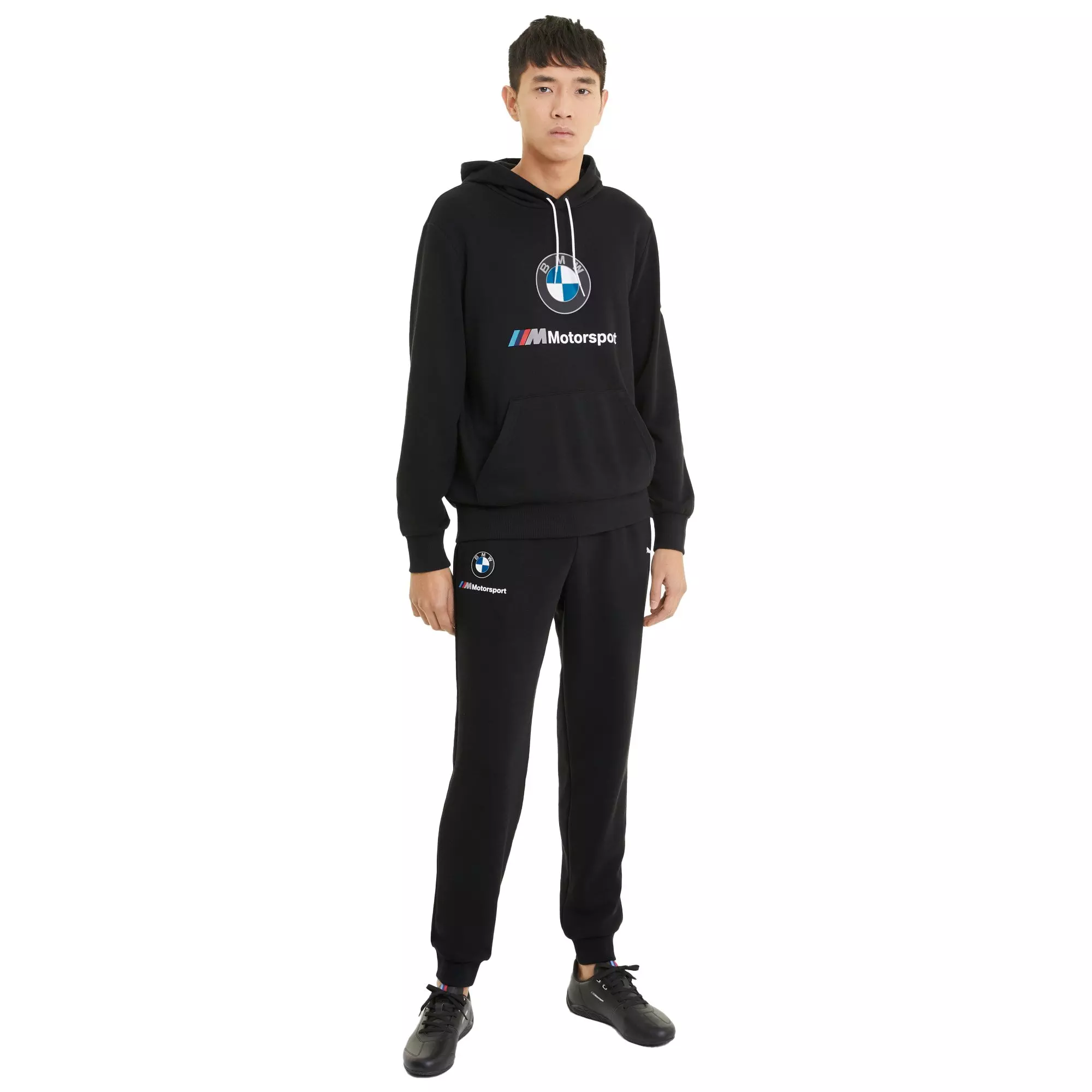 PUMA Men's Black BMW M Motorsport Essentials Sweatpants - BLACK