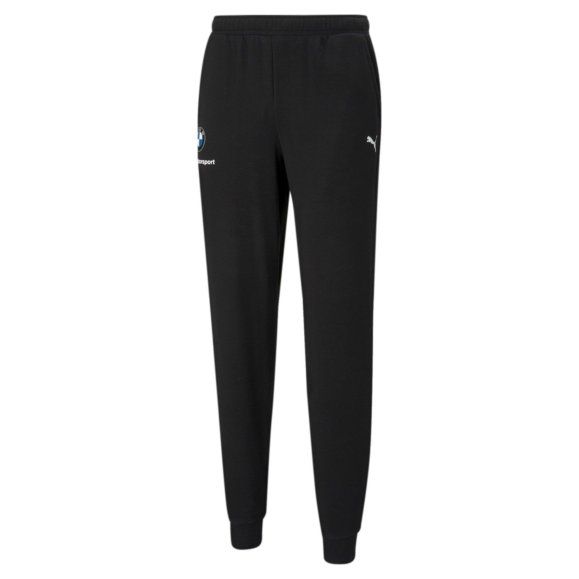 PUMA Men's Black BMW M Motorsport Essentials Sweatpants - BLACK Thumbnail View 4