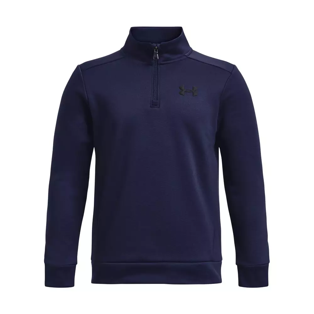 Under Armour Boys' Fleece 1/4 Zip Top - NAVY