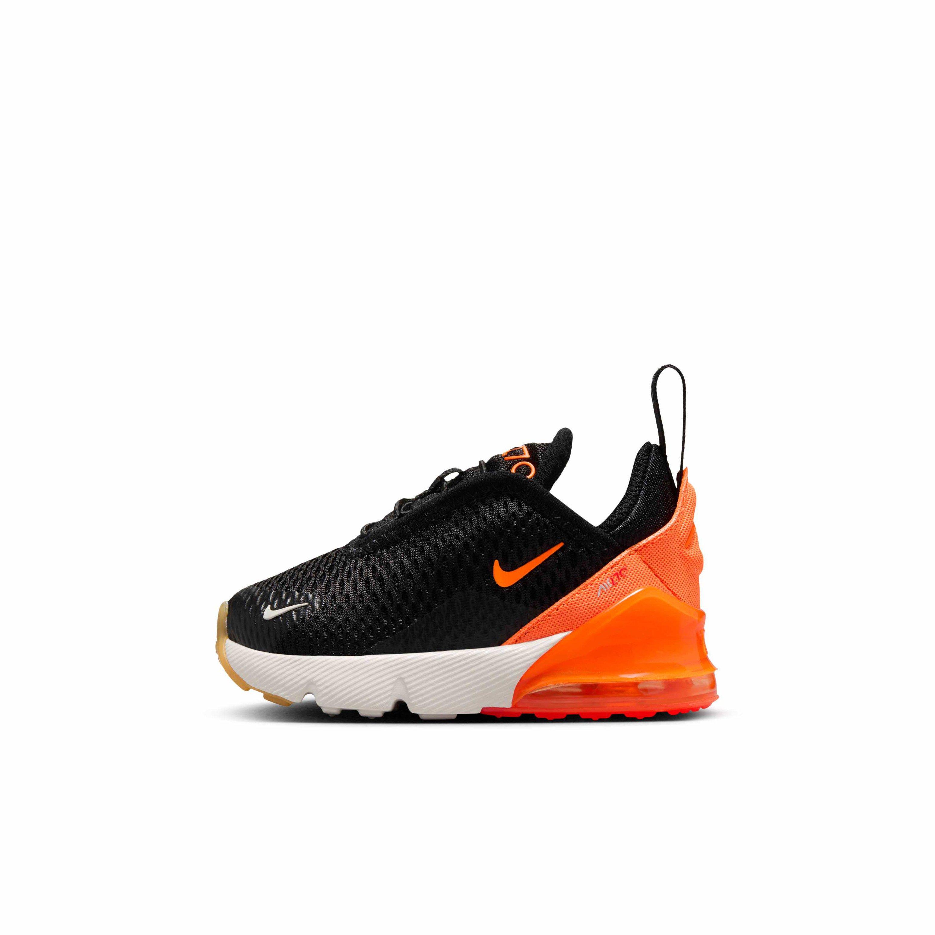 Nike Air Max 270 Infant Boys' "Black/Bright Crimson/Phantom/Total Orange" Shoe