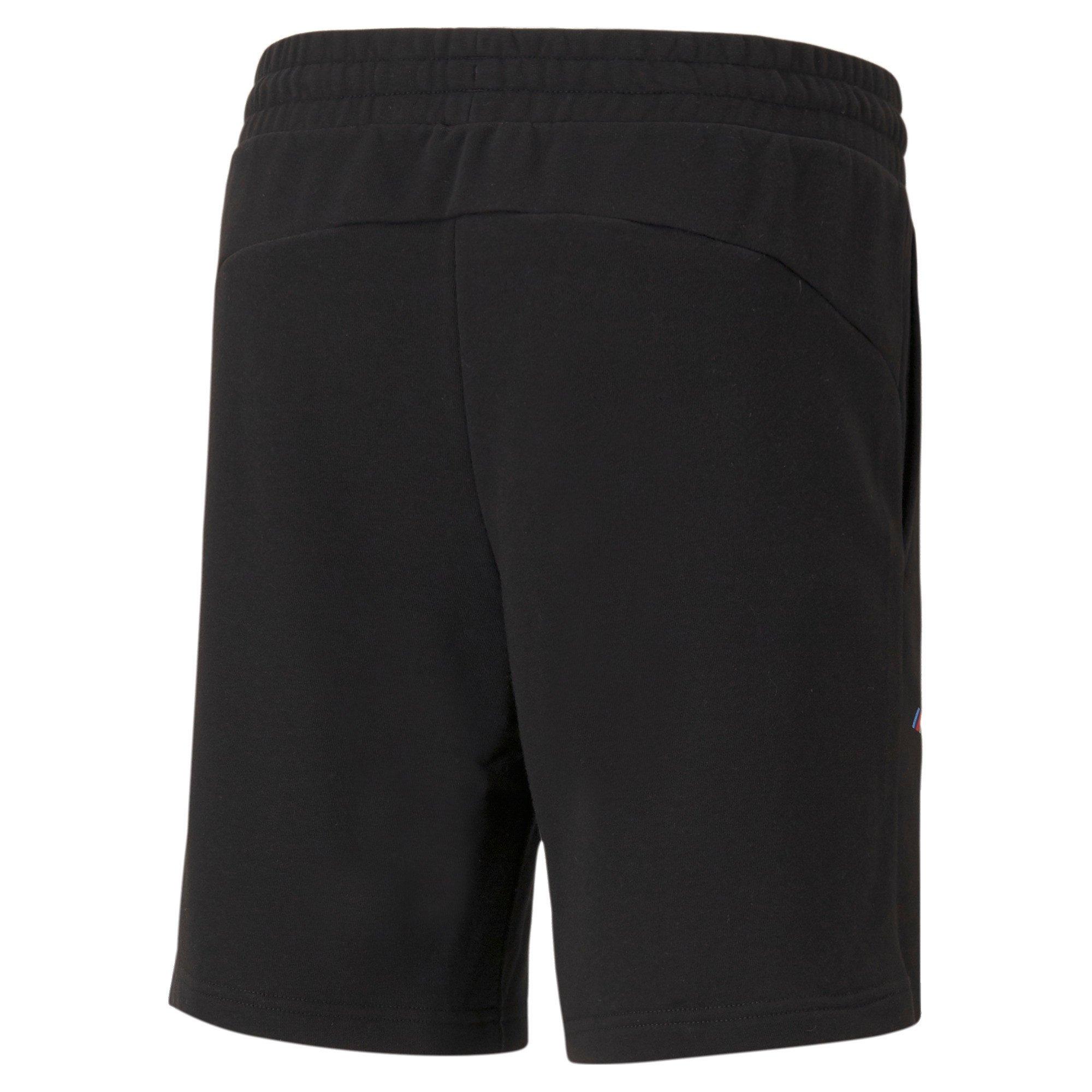 Puma Men's Black BMW M Motorsport Essential Sweat Shorts - BLACK Thumbnail View 5