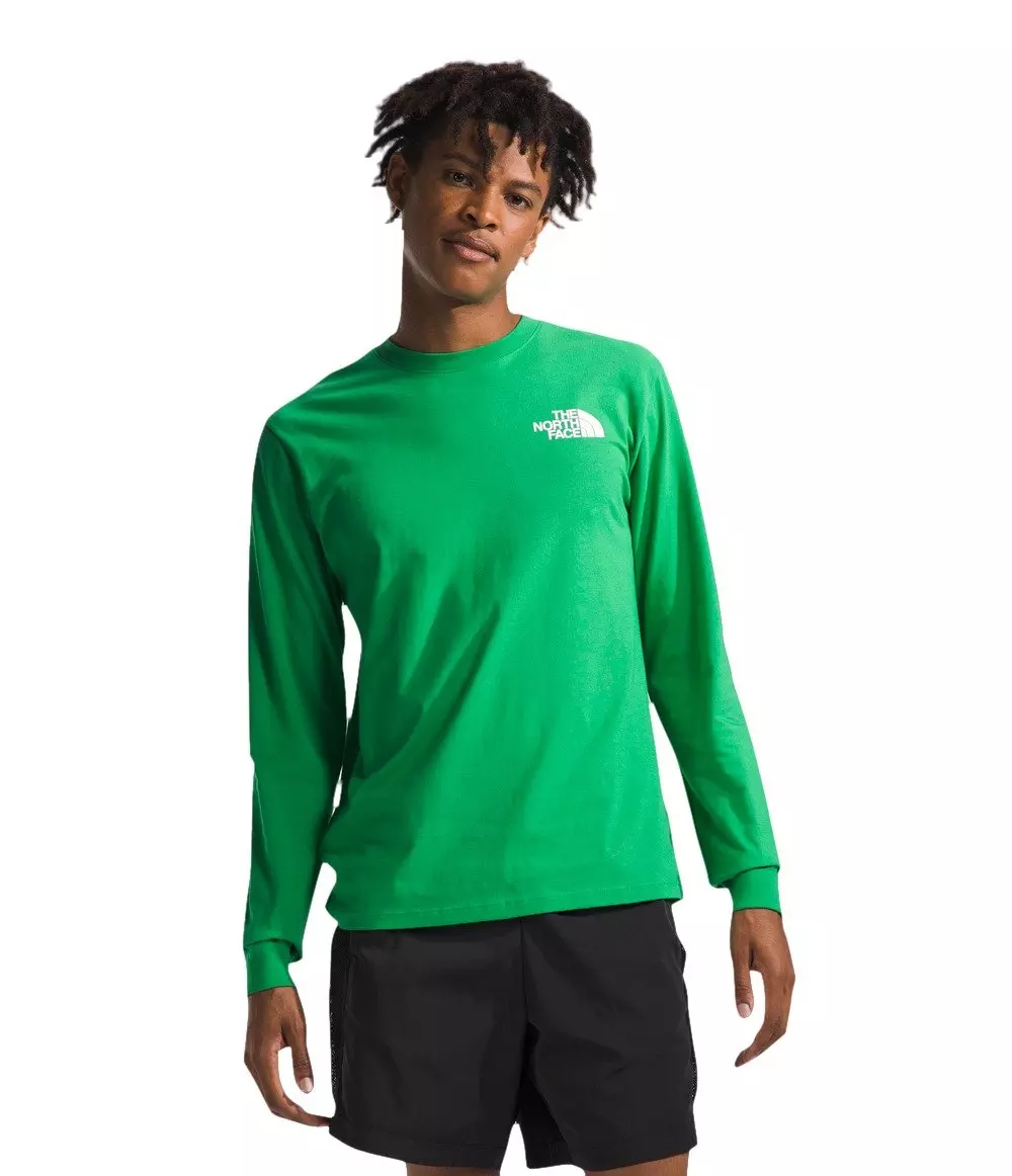 The North Face Places We Love Long Sleeve T-Shirt -Green - GREEN