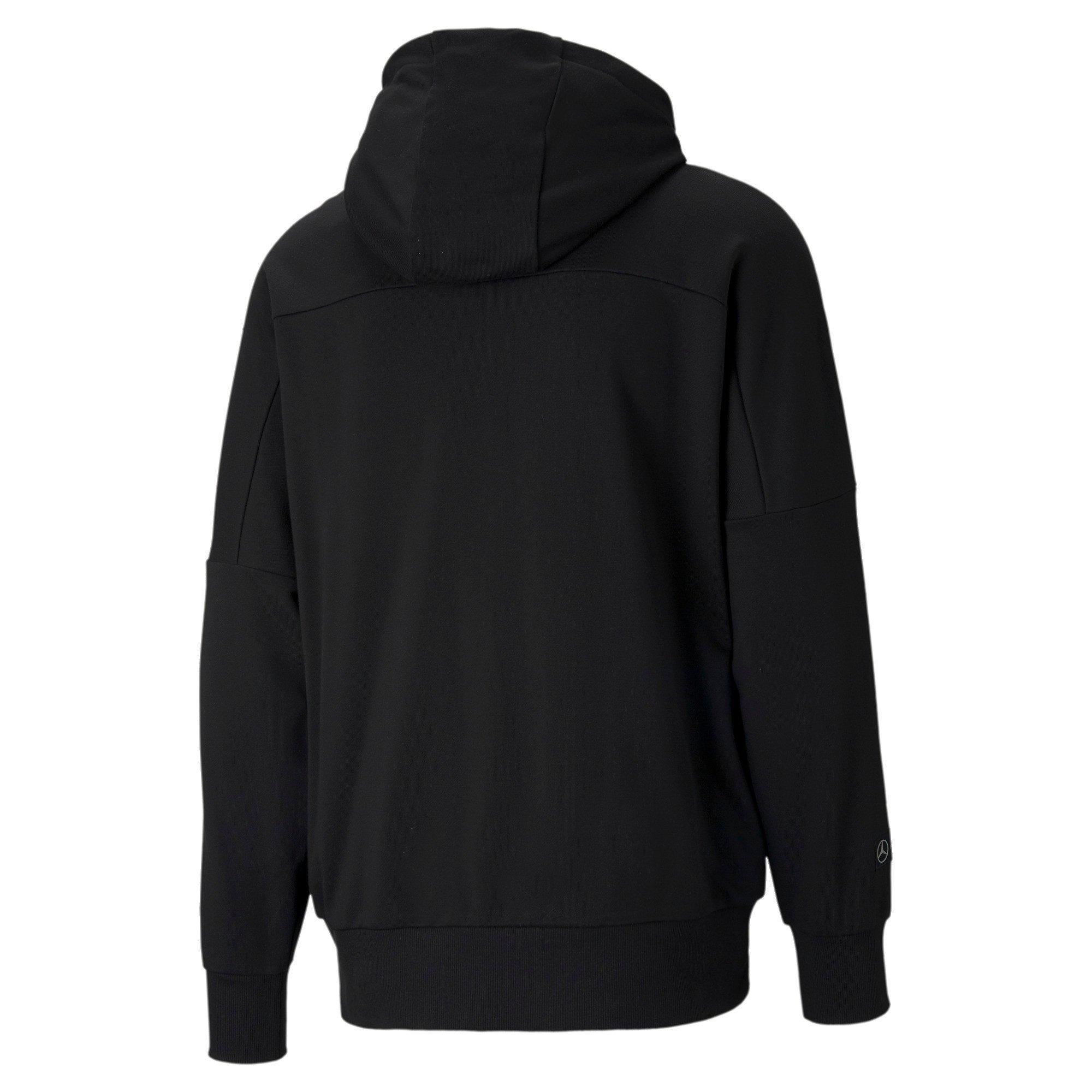 Puma Men's Black Mercedes-AMG Petronas F1 Street Hoodie - BLACK Thumbnail View 6