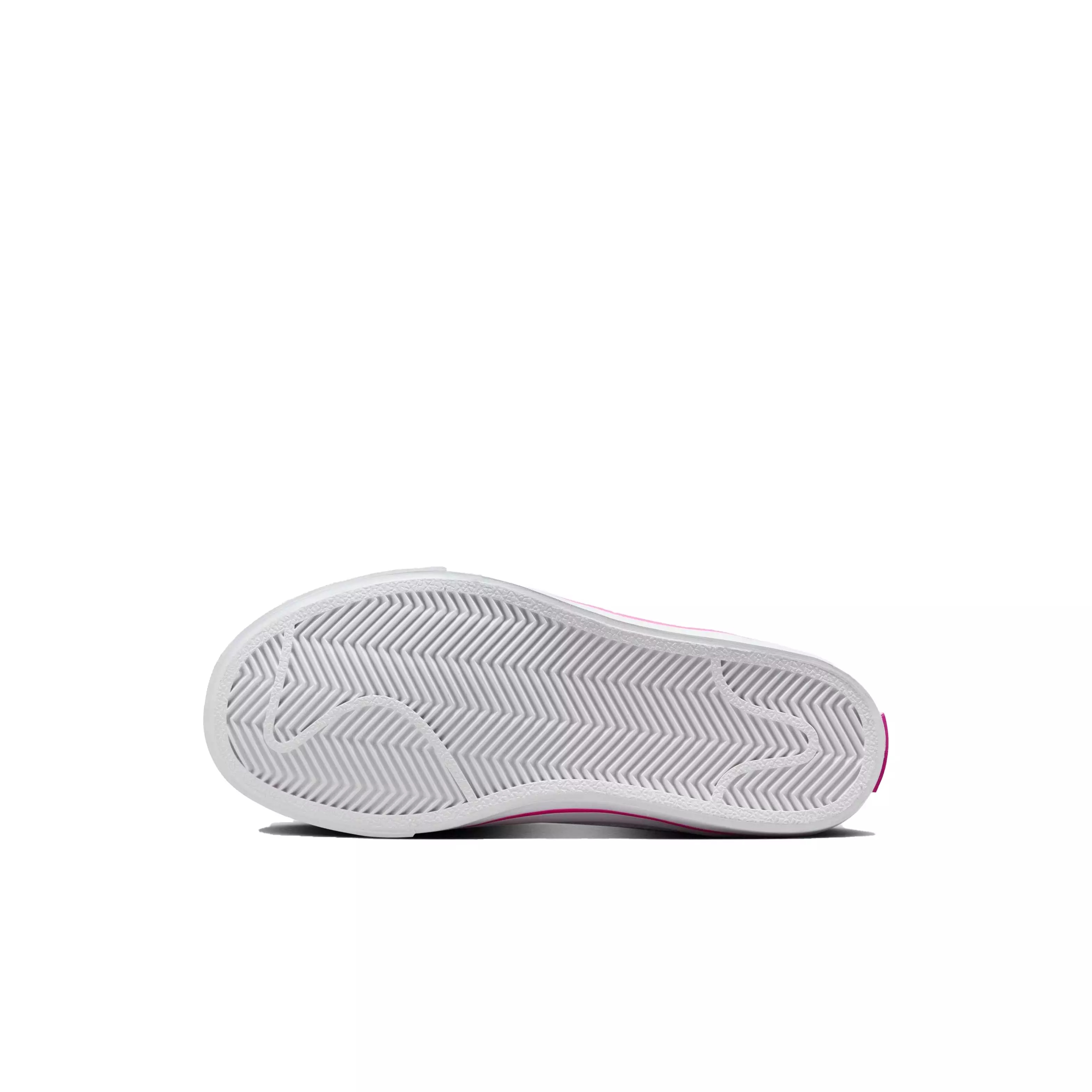 Nike Court Legacy "White/Laser Fuchsia" Preschool Girls' Shoe - WHITE/FUCHSIA