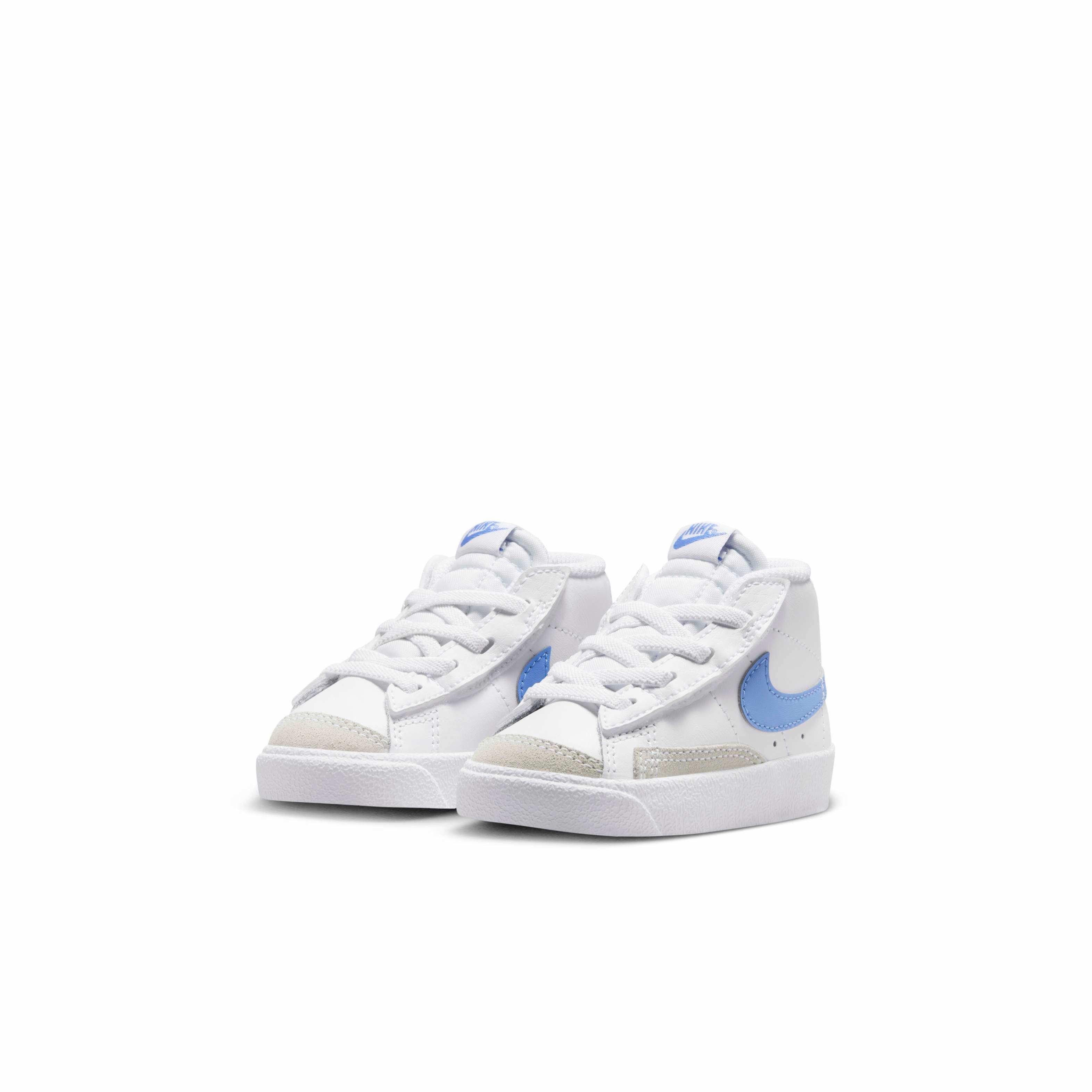 Nike Blazer Mid '77 Infant Boys' "White/Royal Pulse" Shoe