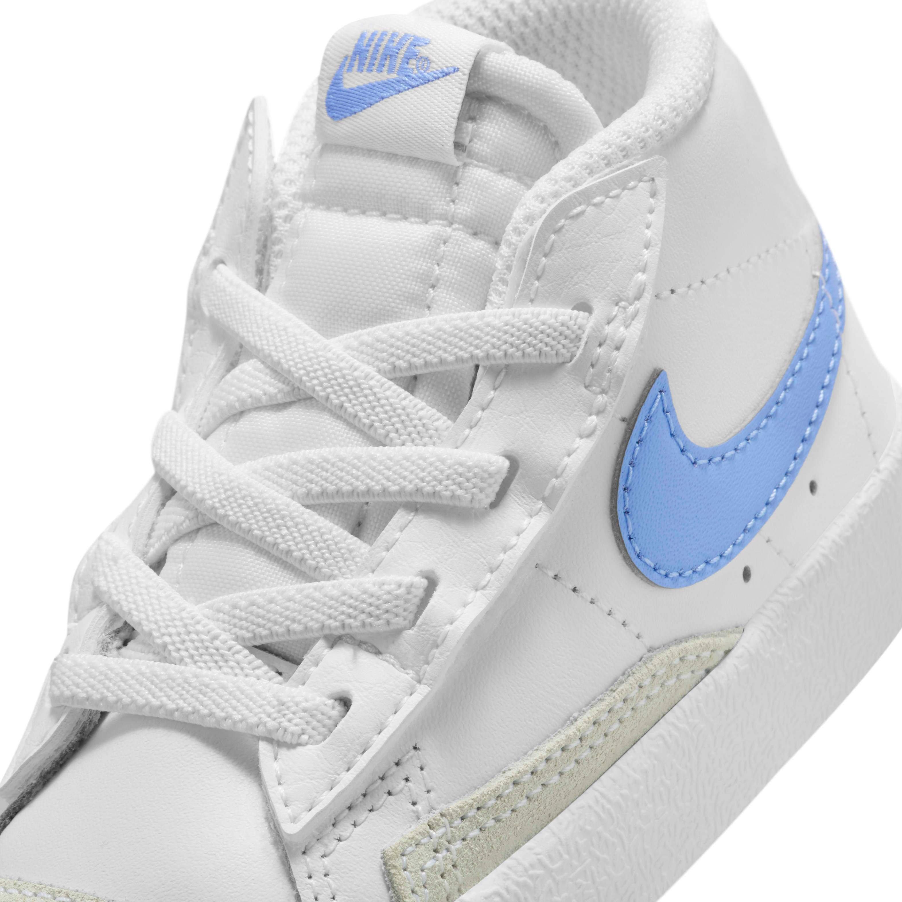 Nike Blazer Mid '77 Infant Boys' "White/Royal Pulse" Shoe
