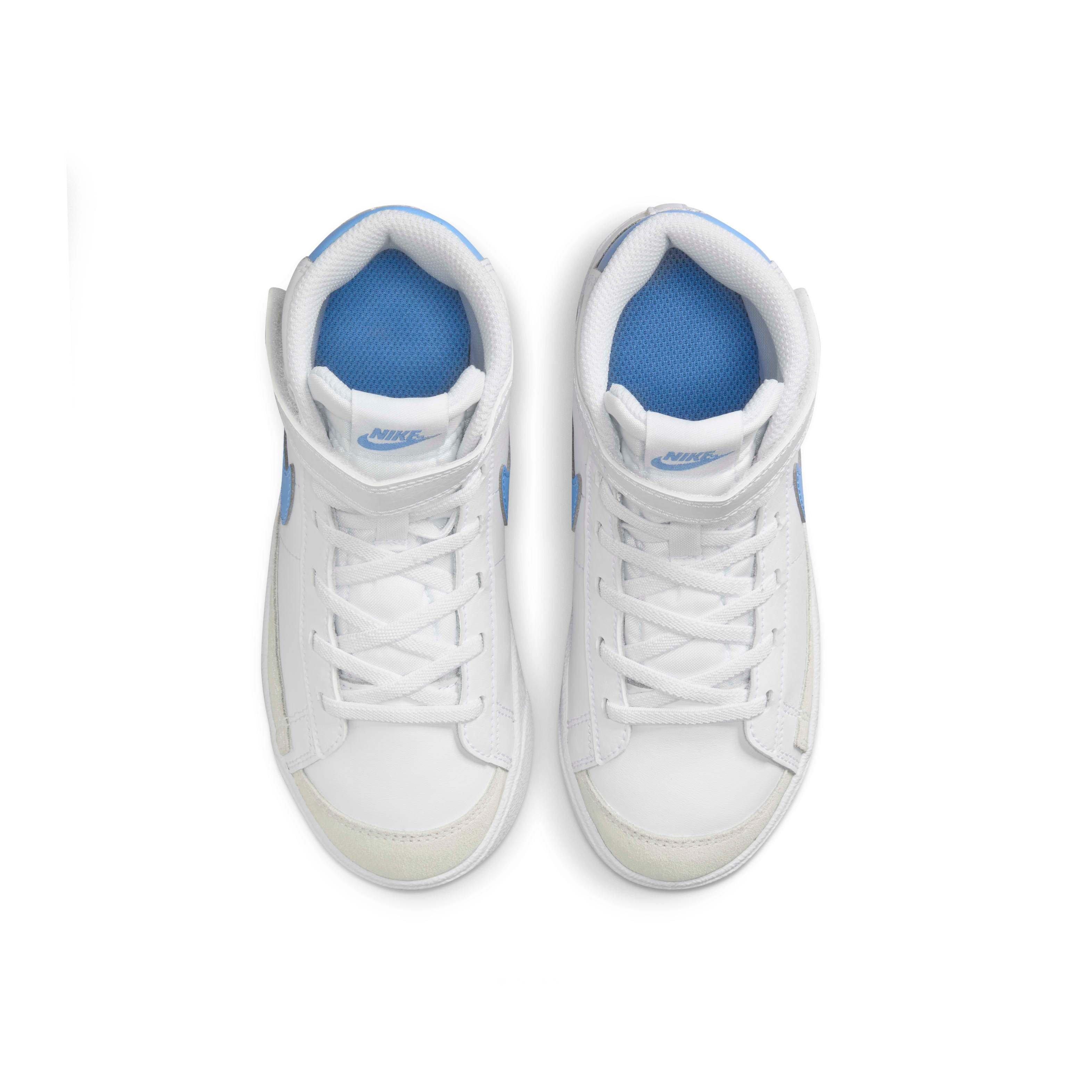 Nike Blazer Mid '77 Preschool Boys' "White/Royal Pulse" Shoe