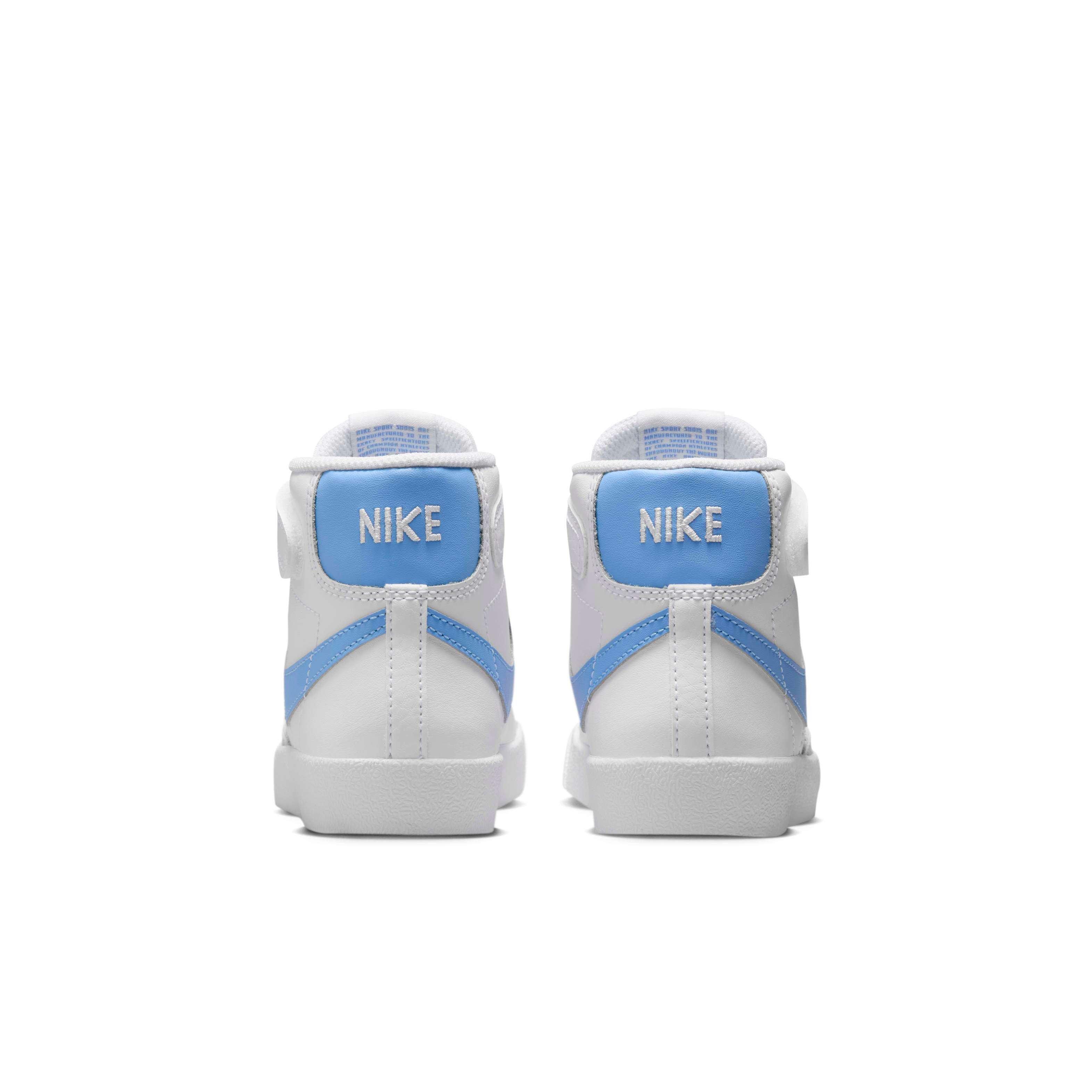 Nike Blazer Mid '77 Preschool Boys' "White/Royal Pulse" Shoe