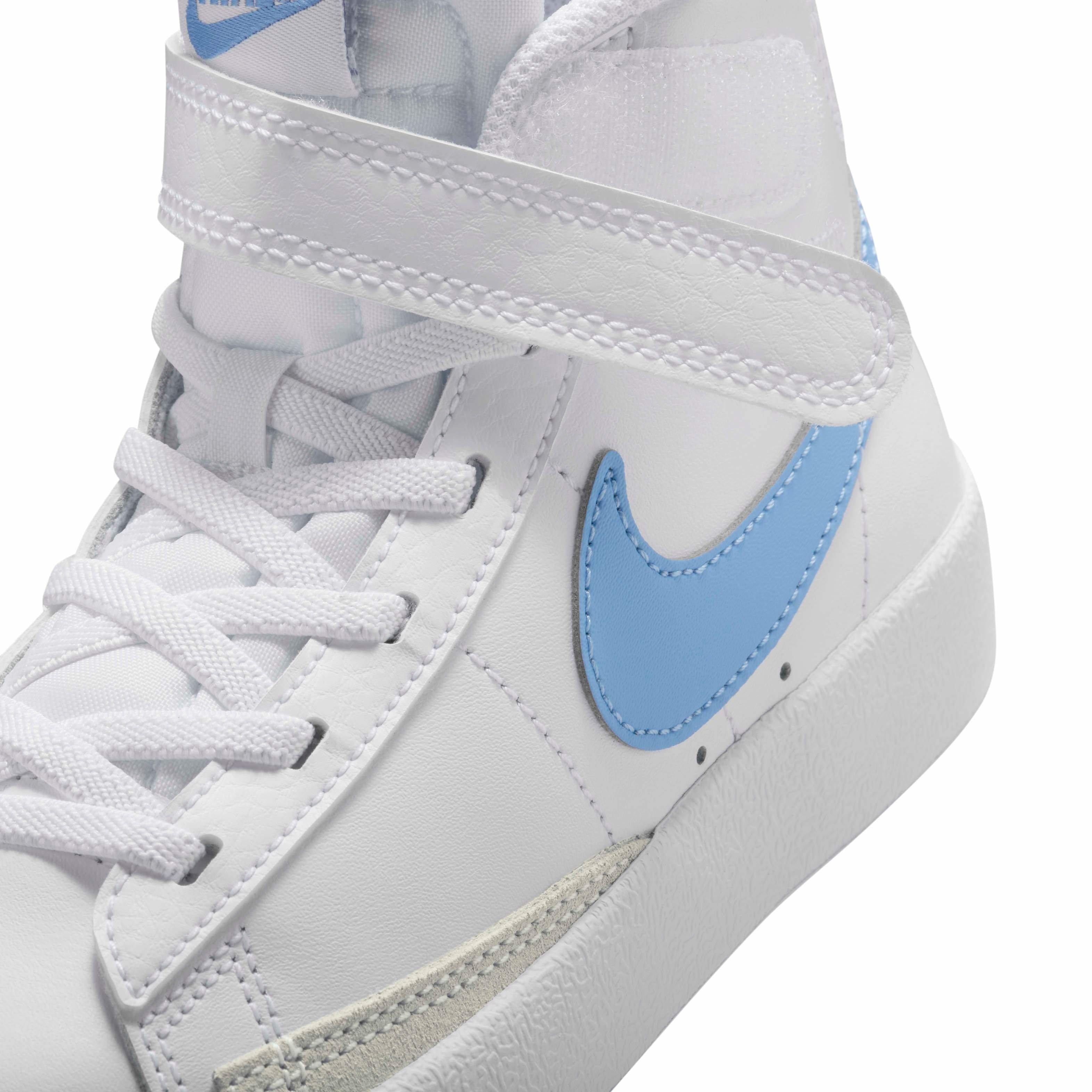 Nike Blazer Mid '77 Preschool Boys' "White/Royal Pulse" Shoe