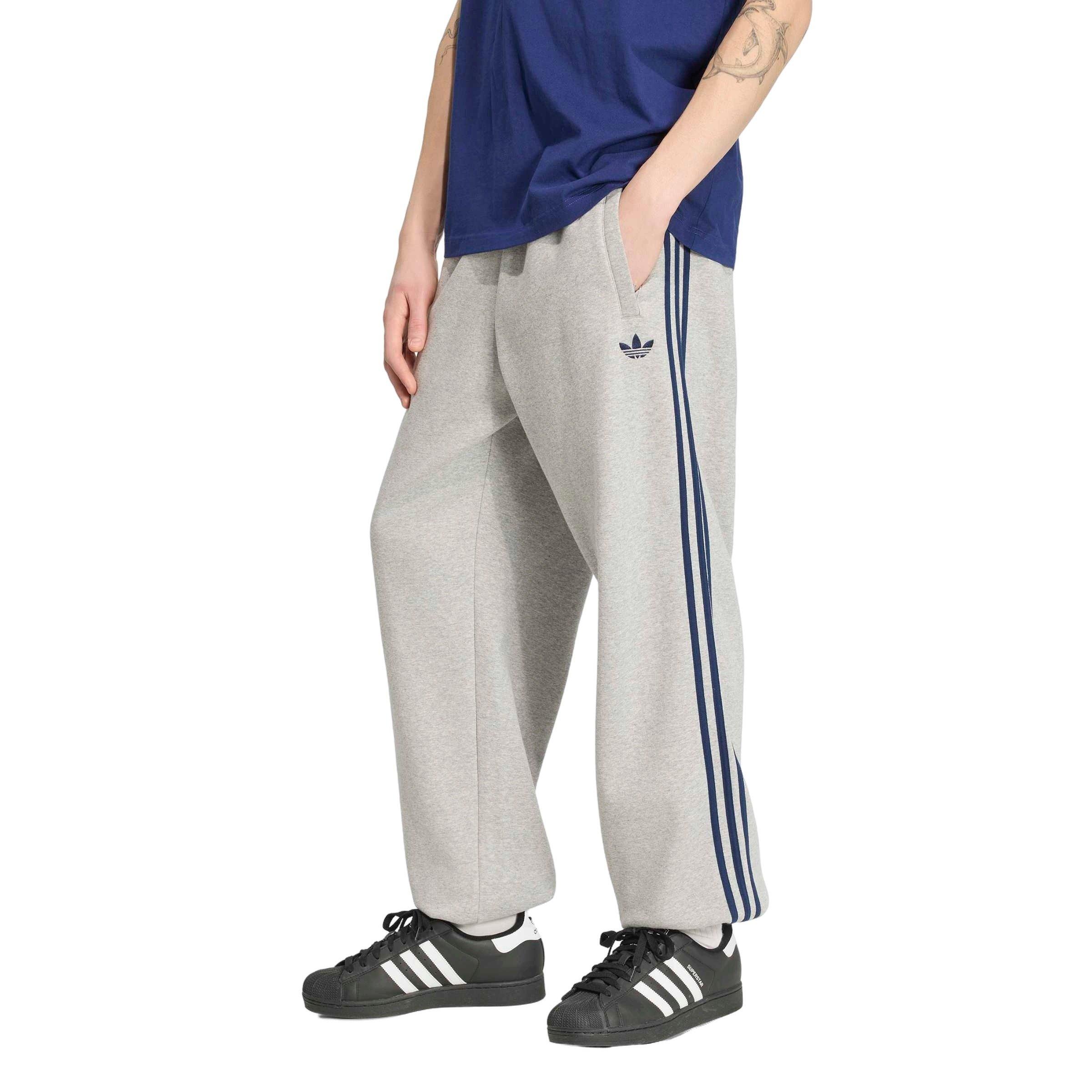 adidas Originals Men's adicolor 3-Stripes Cuffed Joggers - Grey - GREY Thumbnail View 1