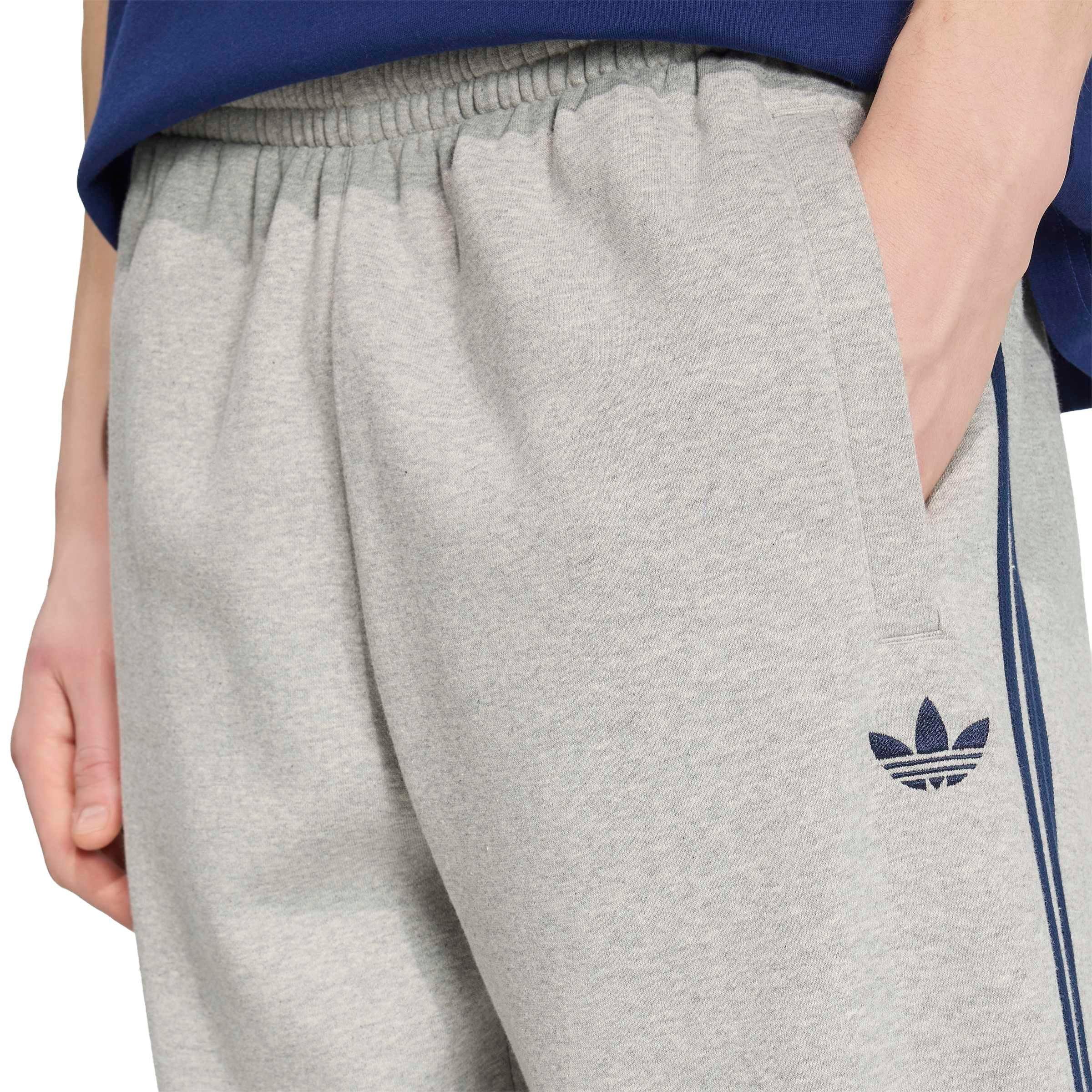 adidas Originals Men's adicolor 3-Stripes Cuffed Joggers - Grey - GREY Thumbnail View 3