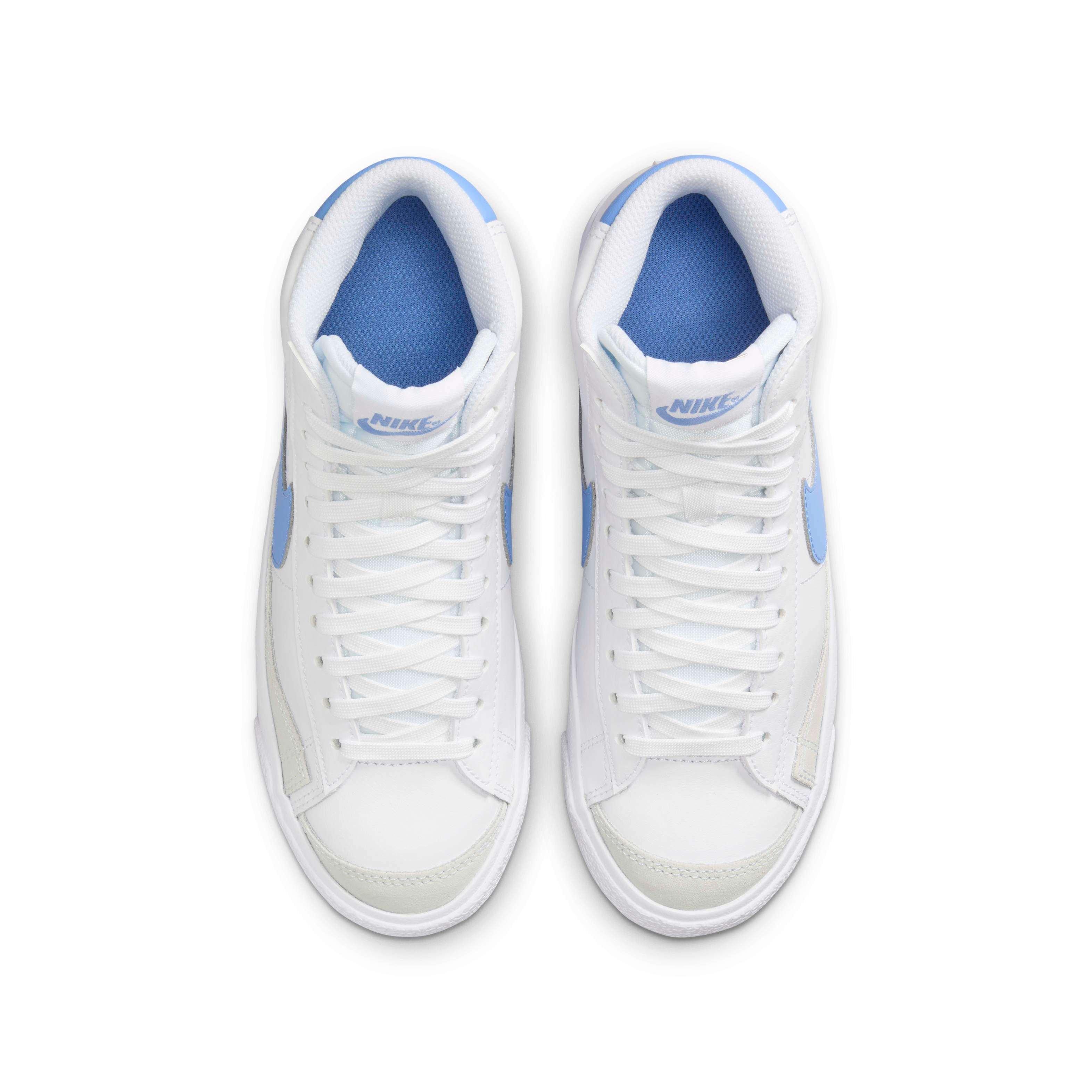 Nike Blazer Mid '77 Grade School Boys' "White/Royal Pulse" Shoe