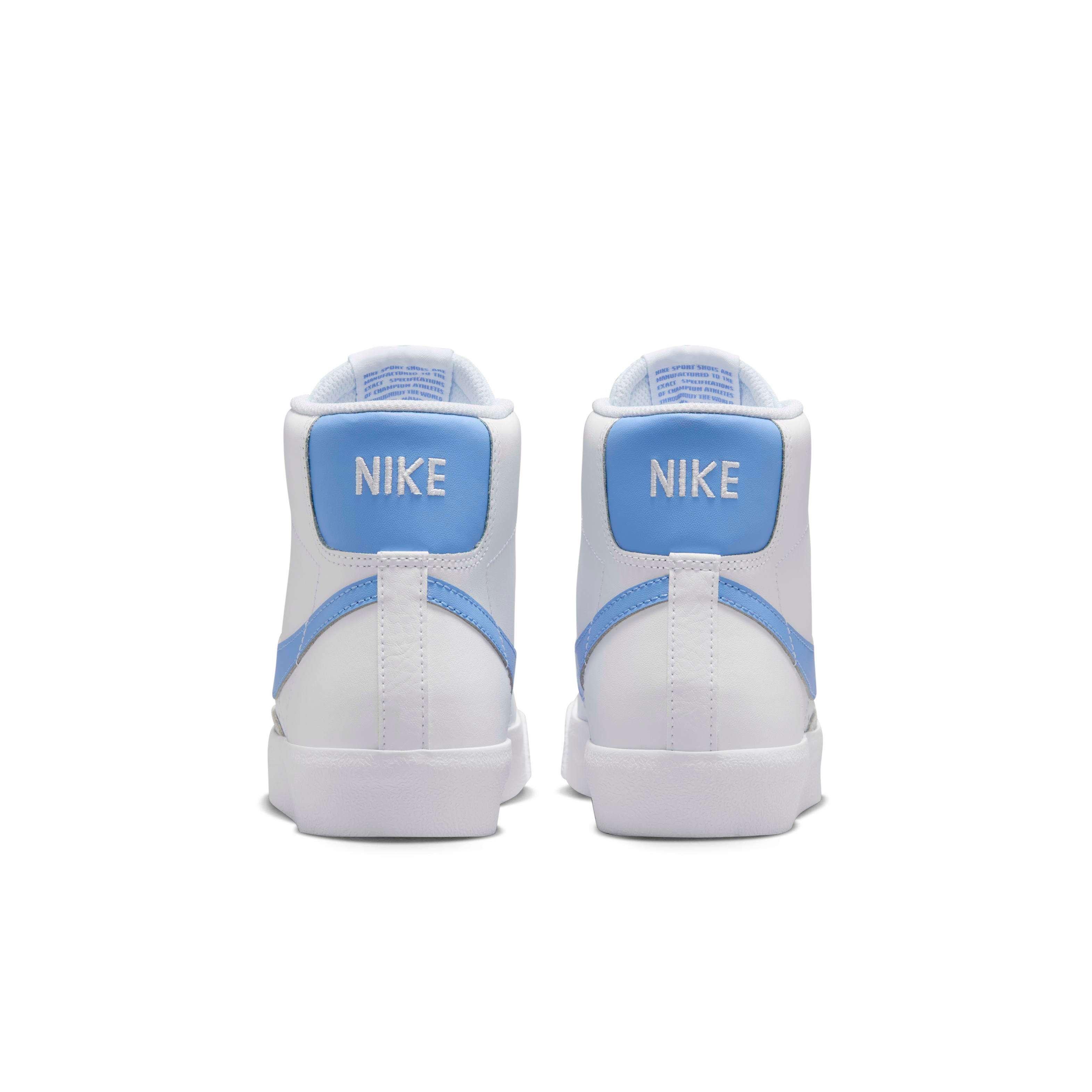 Nike Blazer Mid '77 Grade School Boys' "White/Royal Pulse" Shoe