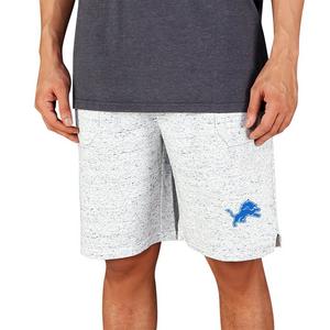 College Concepts Men's Detroit Lions Throttle Shorts - White/Charcoal