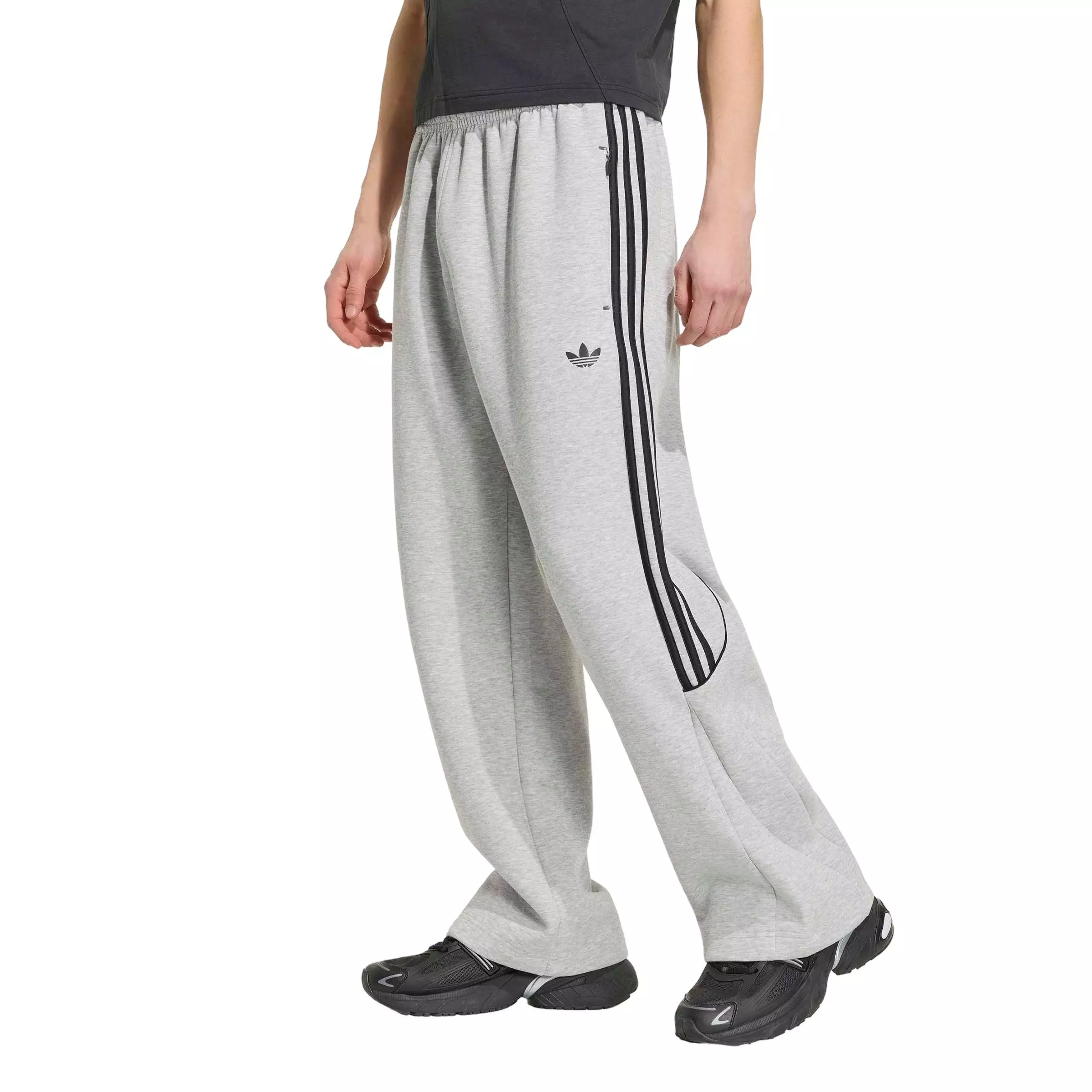 adidas Originals Men's Spacer Teamgeist 26 Cutline Open Hem Tracksuit Bottoms - Grey - GREY