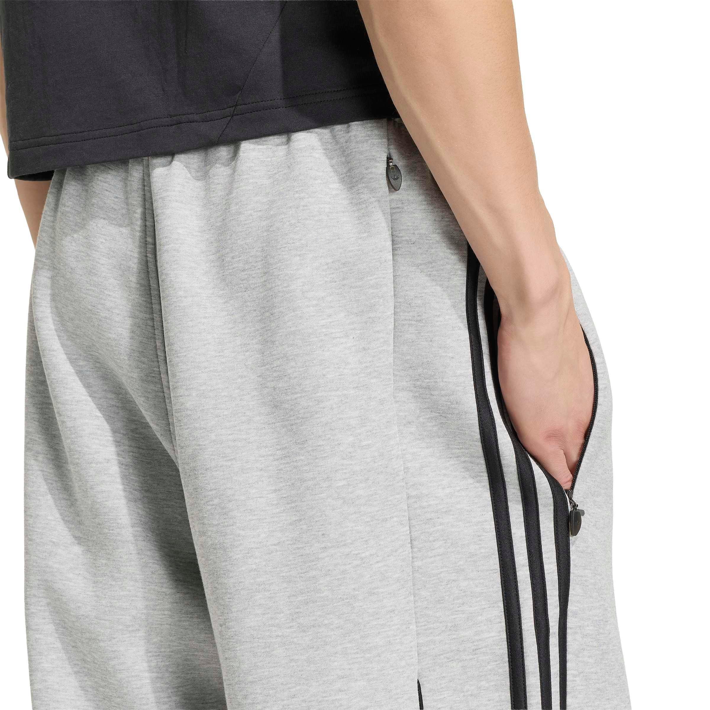 adidas Originals Men's Spacer Teamgeist 26 Cutline Open Hem Tracksuit Bottoms - Grey - GREY Thumbnail View 3
