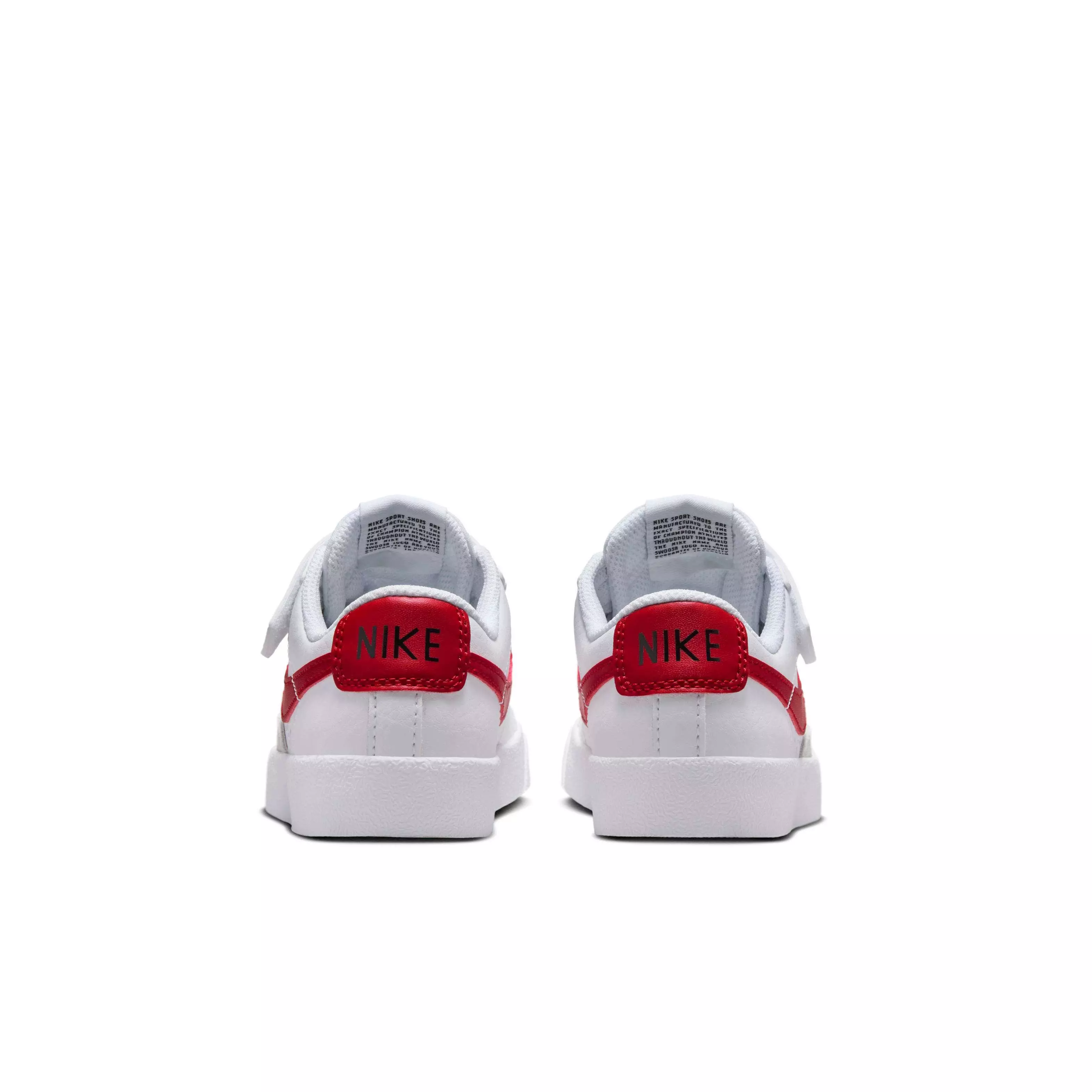 Nike Blazer Low '77 "White/Black/Gym Red" Preschool Boys' Shoe - WHITE/BLACK/RED