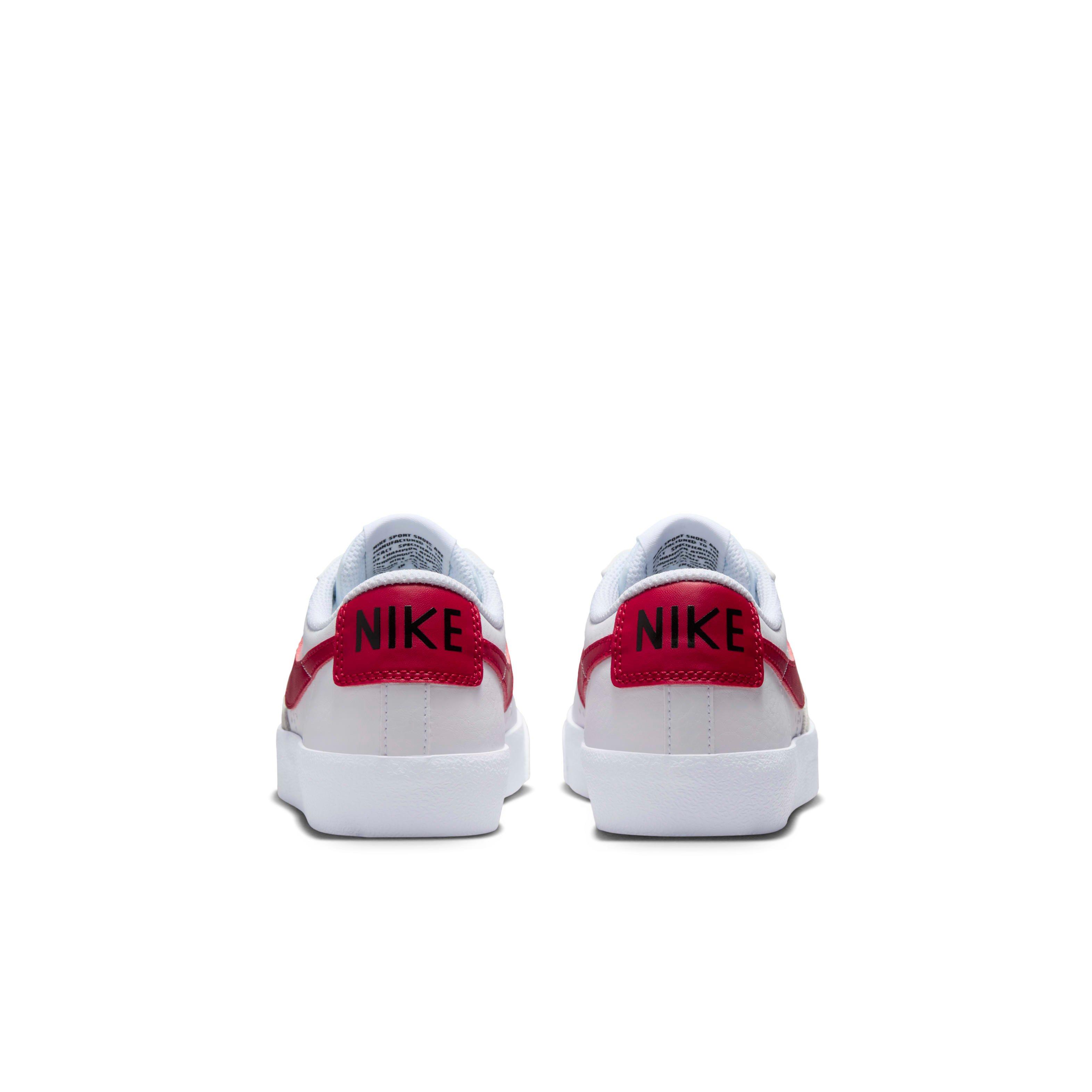 Nike Blazer Low '77 Grade School Boys' "White/Black/Gym Red" Shoe