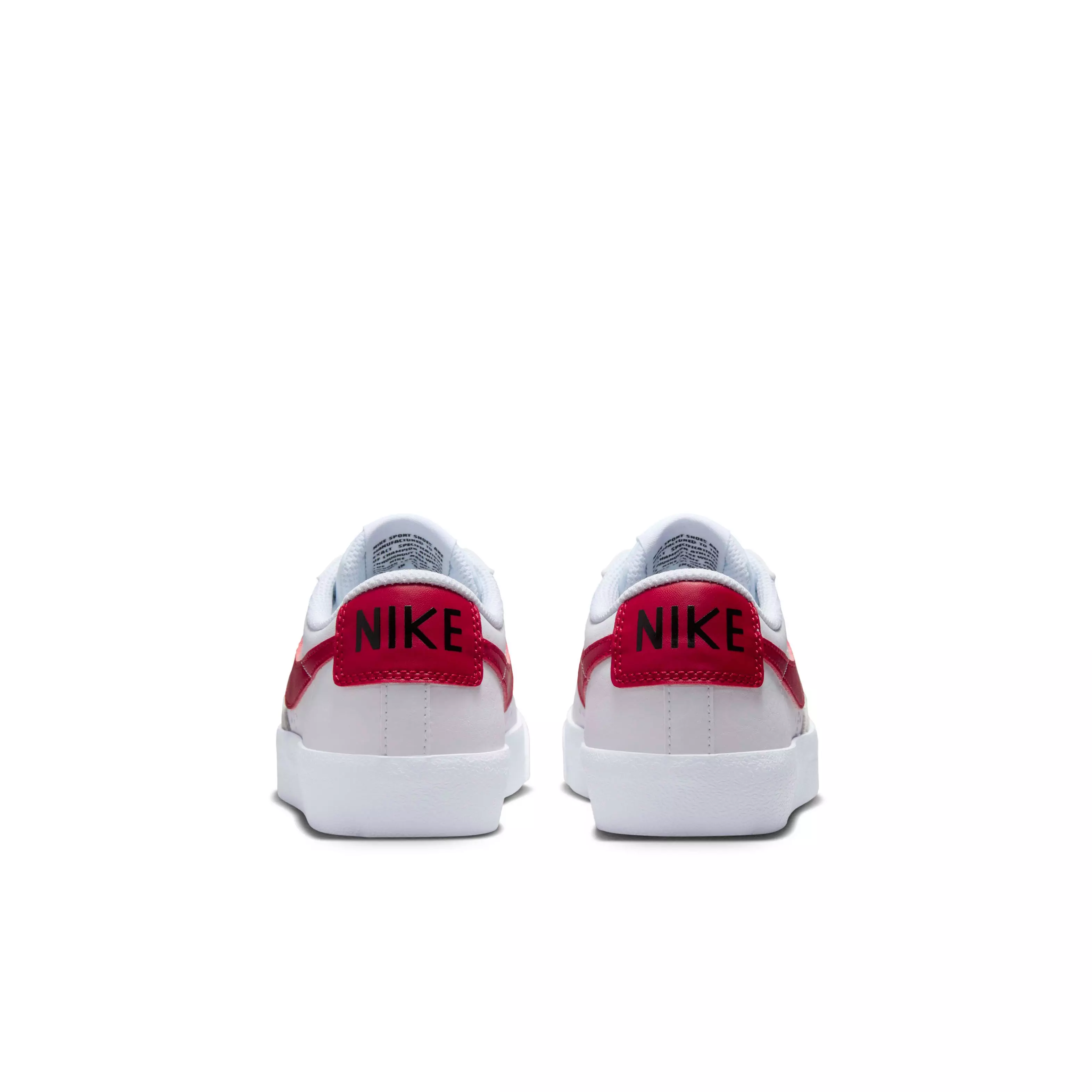 Nike Blazer Low '77 "White/Black/Gym Red" Grade School Boys' Shoe - WHITE/BLACK/RED