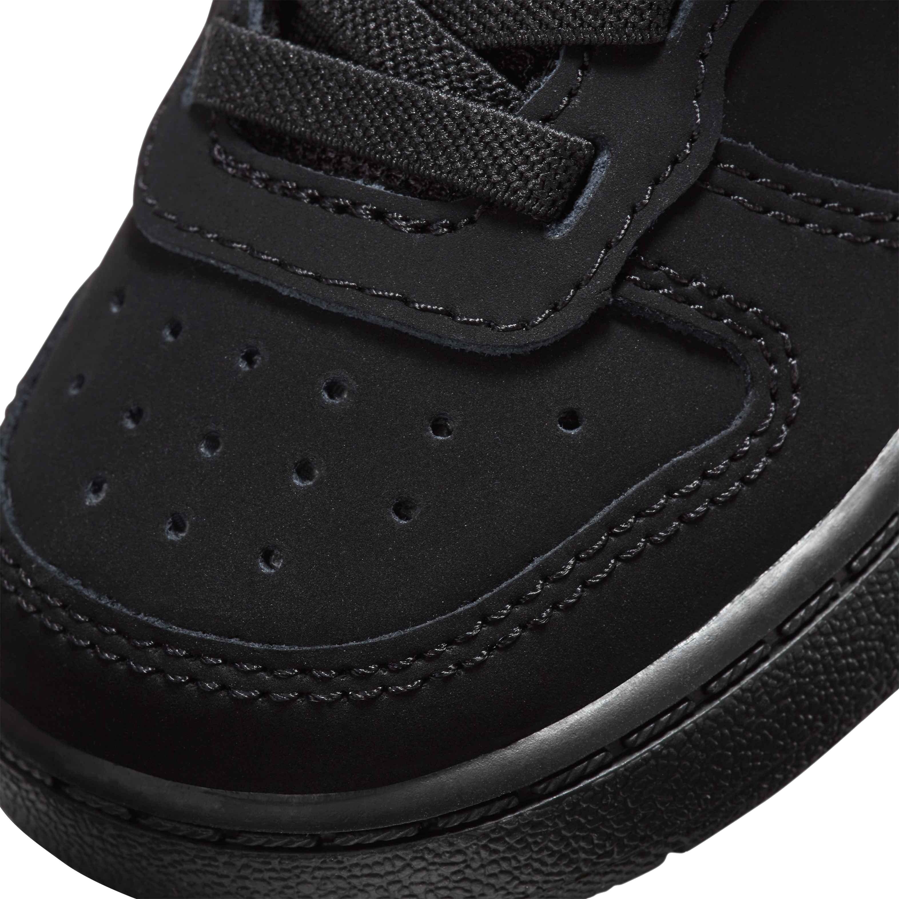 Nike Court Borough Mid 2 "Black/Black/Black" Infant Boys' Shoe - BLACK/BLACK/BLACK Thumbnail View 7