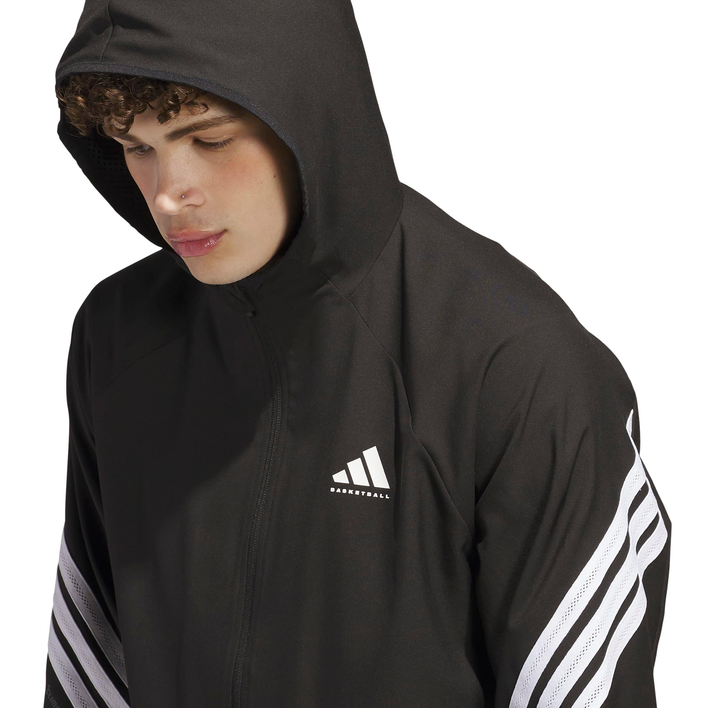adidas Men's Crazy Lite Basketball Jersey - Black - BLACK Thumbnail View 3