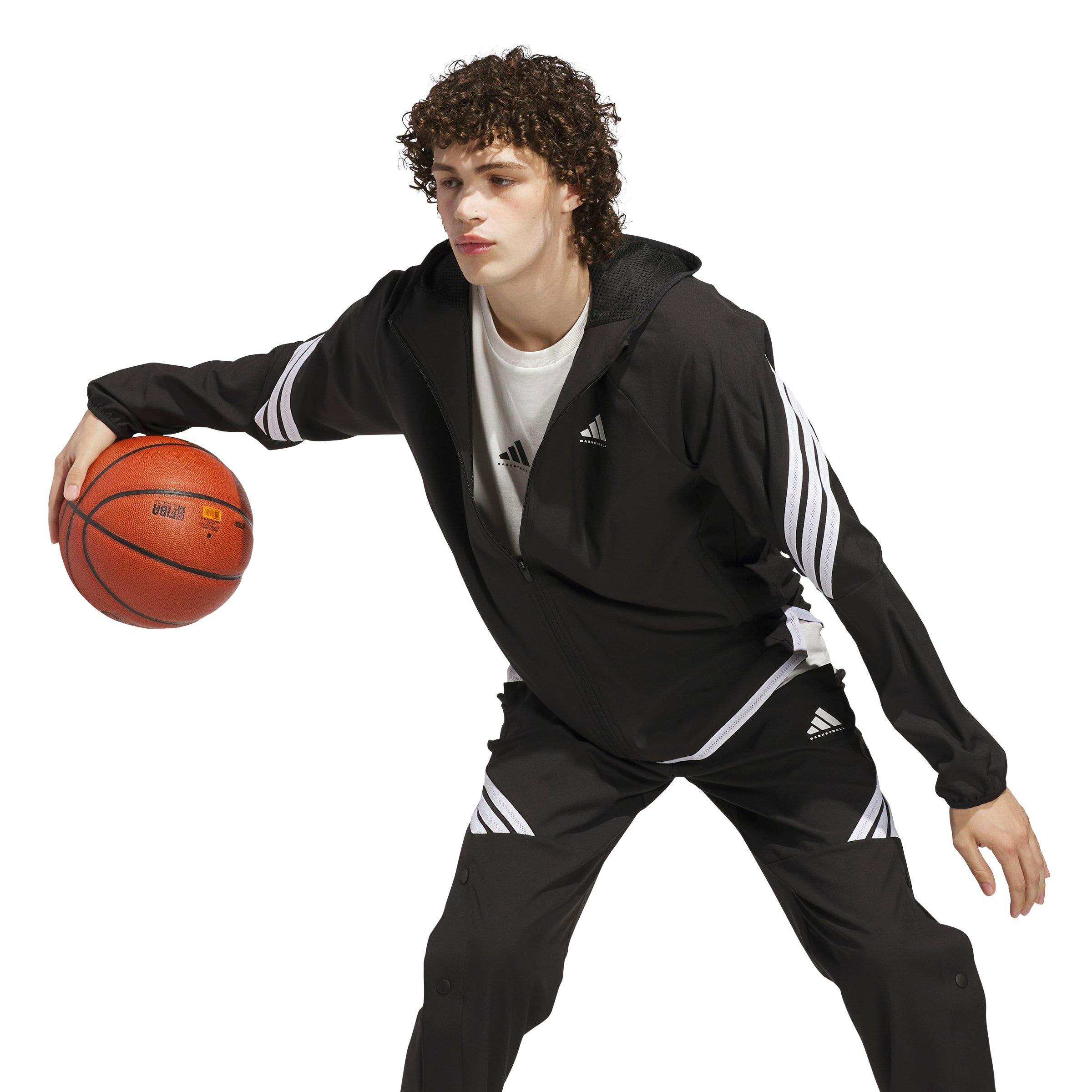 adidas Men's Crazy Lite Basketball Jersey - Black - BLACK Thumbnail View 5
