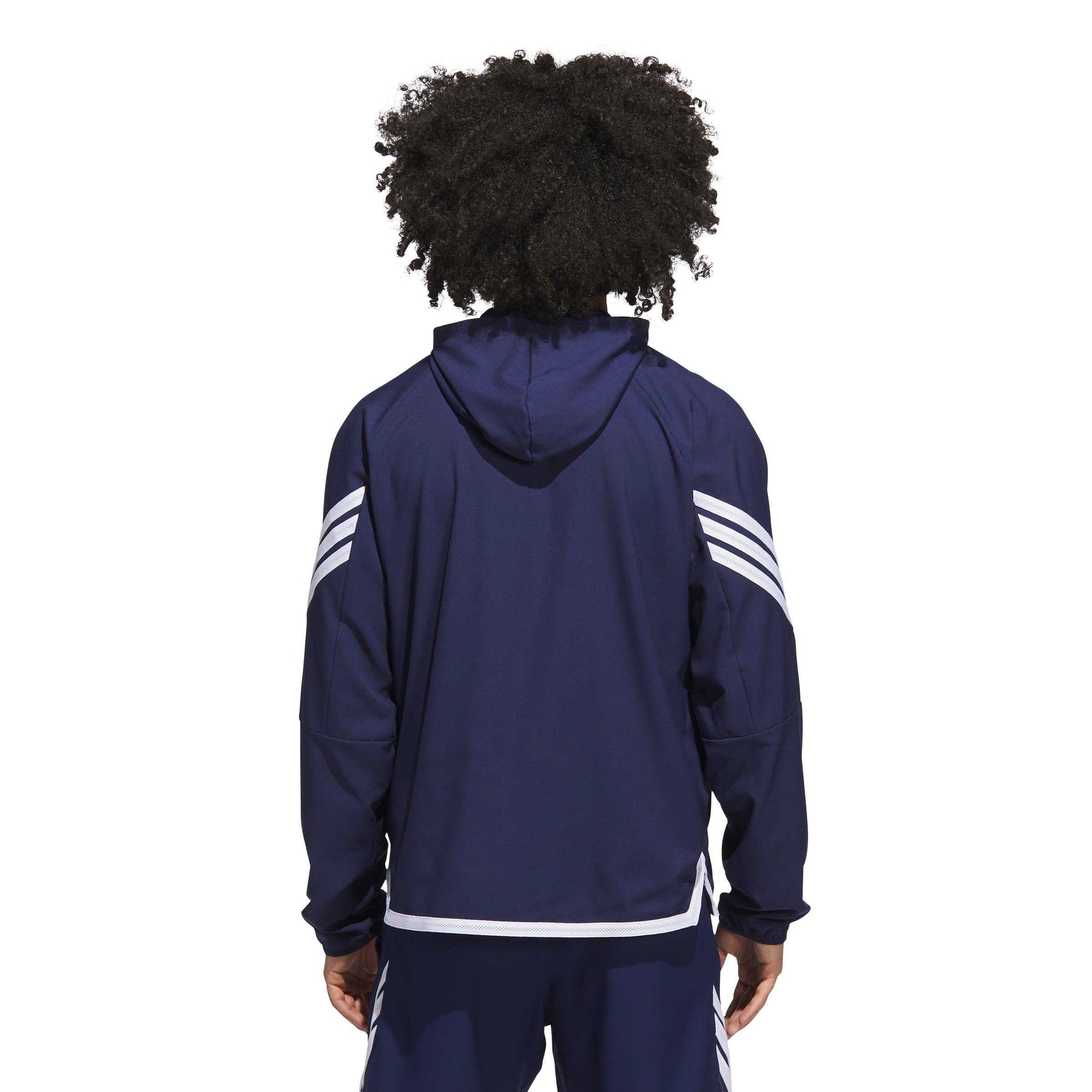 adidas Men's Crazy Lite Basketball Jacket - Navy - NAVY Thumbnail View 2