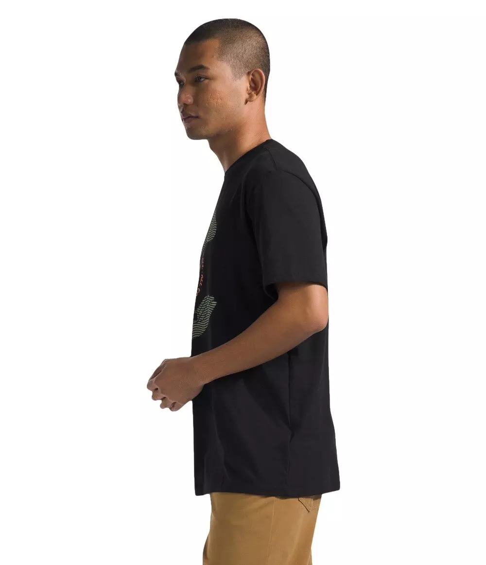 The North Face Men’s Short-Sleeve Brand Proud Tee - BLACK/WHITE