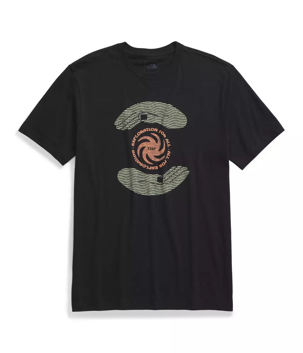 The North Face Men’s Short-Sleeve Brand Proud Tee - BLACK/WHITE