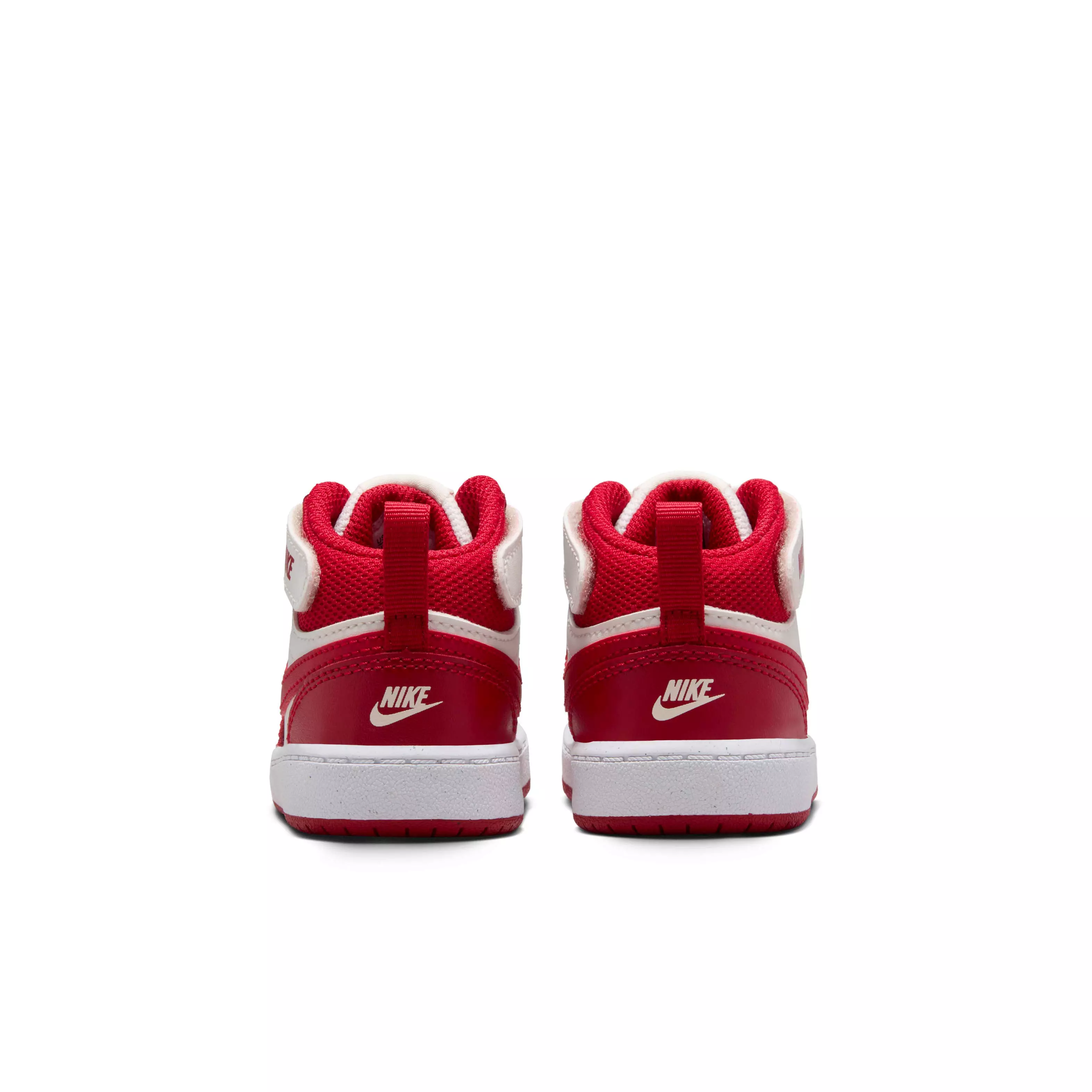Nike Court Borough Mid 2 "Sail/White/Gym Red" Infant Boys' Shoe - SAIL/WHITE/RED