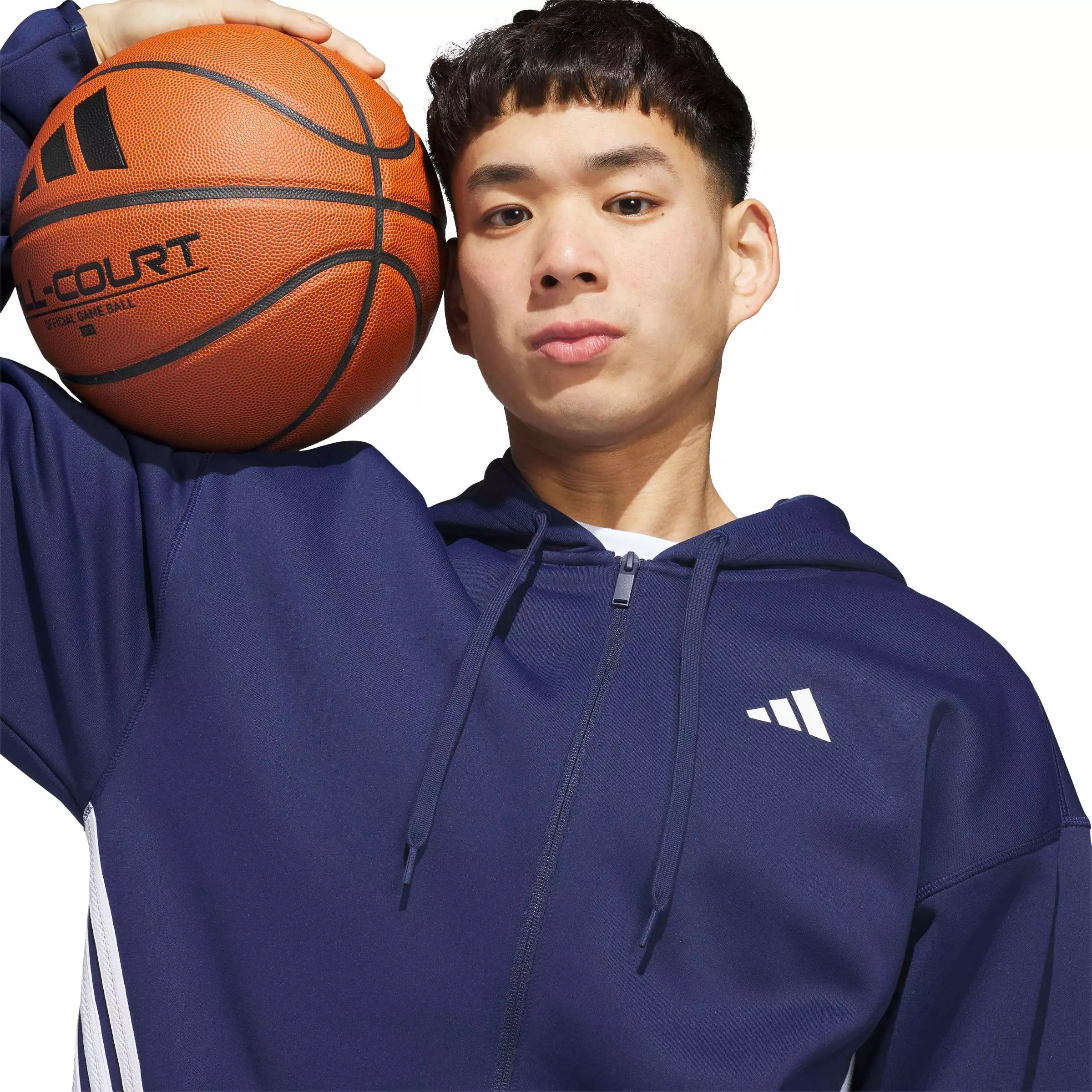 adidas Men's Crazy Warm Full-Zip Jacket - Navy - NAVY