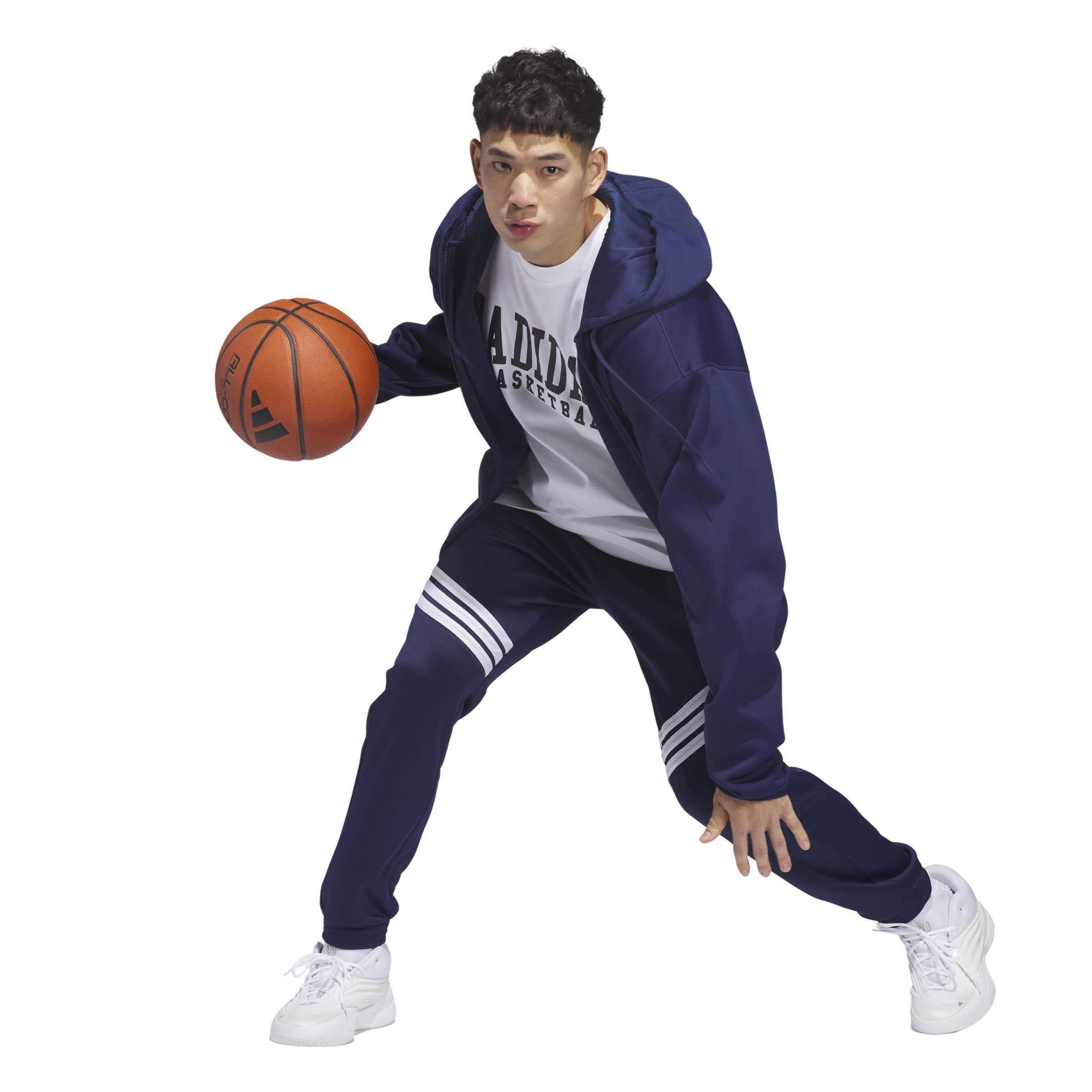adidas Men's Crazy Warm Full-Zip Jacket - Navy - NAVY Thumbnail View 5