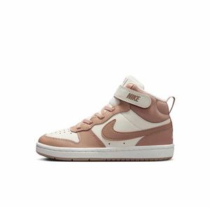Nike Court Borough Mid 2 "Pale Ivory/Sail/Hemp" Preschool Boys' Shoe
